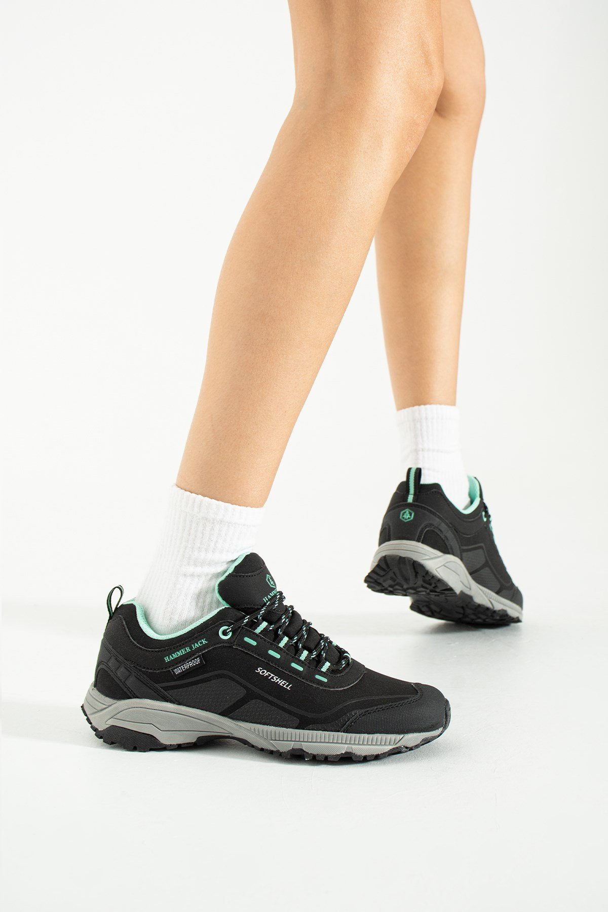 Hammer Jack Outdoor Su Geçirmez Siyah-Turkuaz Unisex Ayakkabı | 101 20120-G-12332