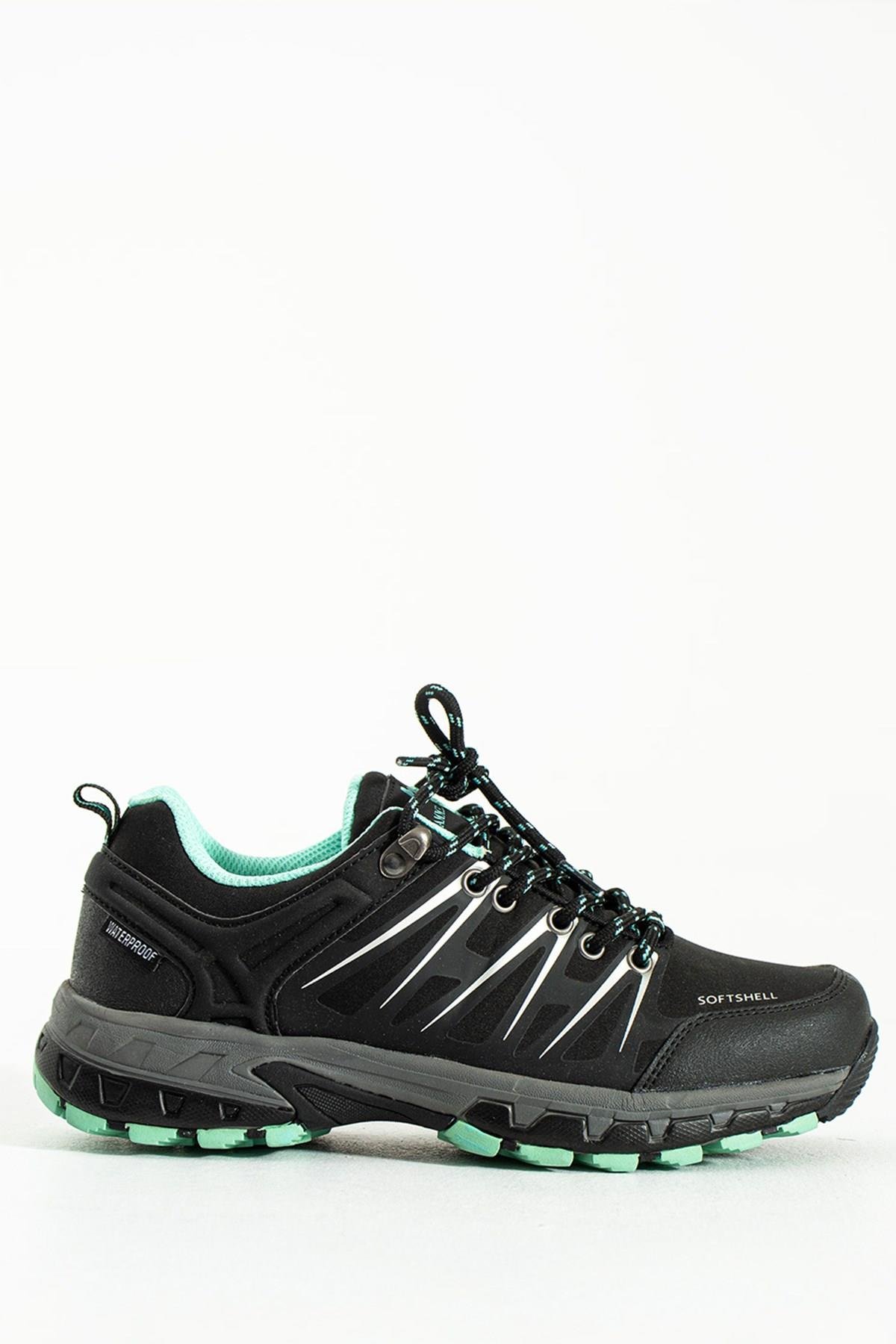 Hammer Jack Outdoor Su Geçirmez Siyah-Turkuaz Unisex Ayakkabı | 102 19905-G-11457