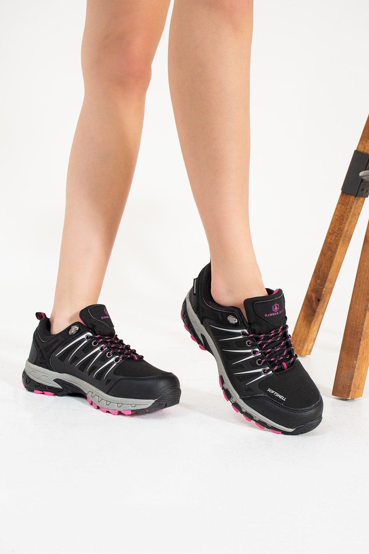 Hammer Jack Outdoor Su Geçirmez Siyah-Fuşya Unisex Ayakkabı  | 102 19905-G-11423