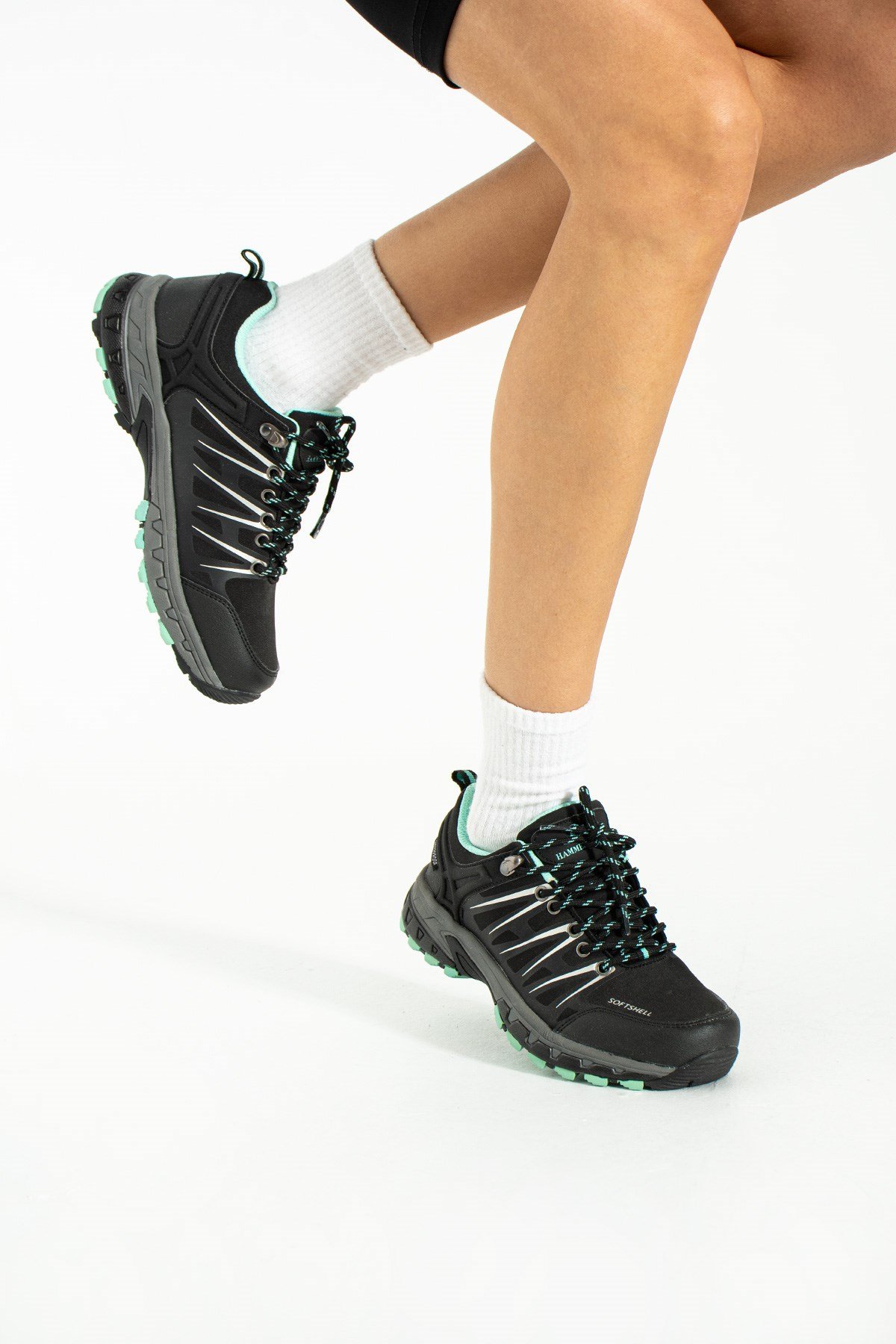 Hammer Jack Outdoor Su Geçirmez Siyah-Turkuaz Unisex Ayakkabı | 102 19905-G-11457