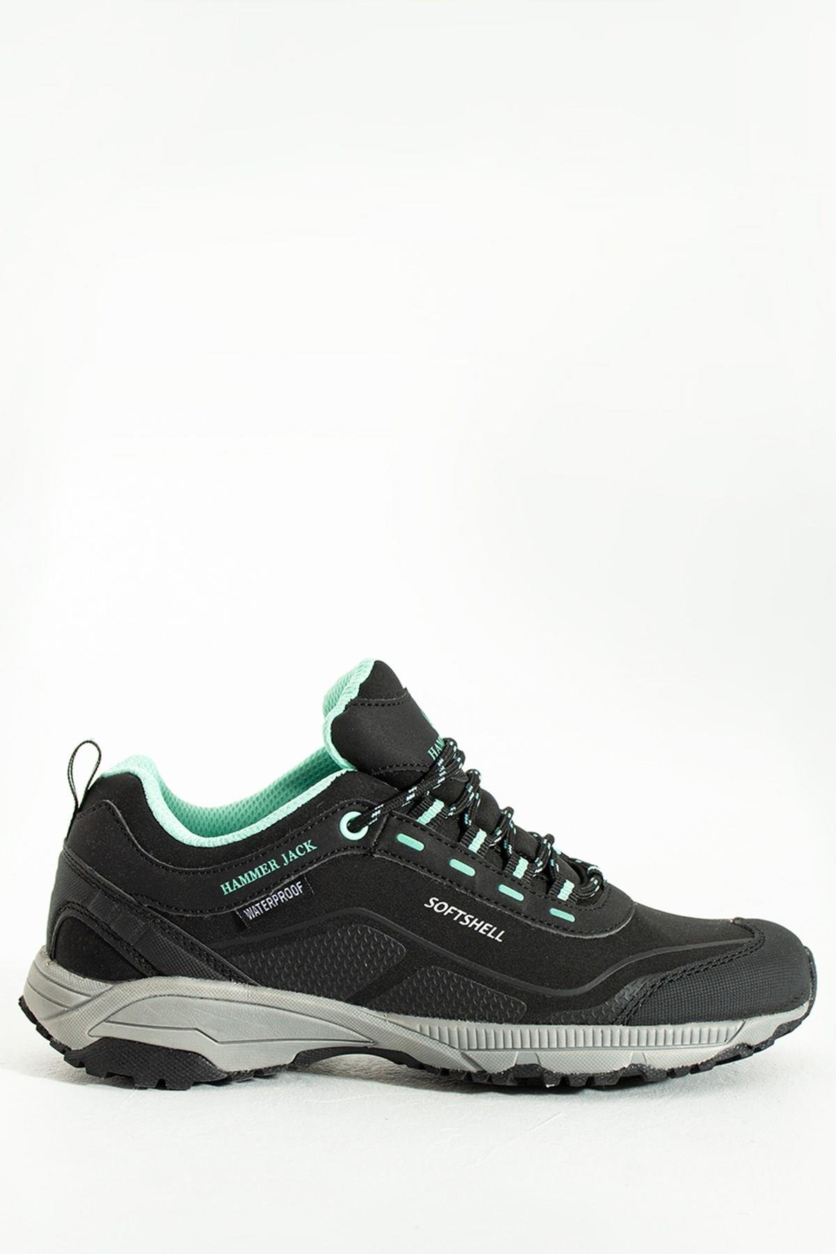 Hammer Jack Outdoor Su Geçirmez Siyah-Turkuaz Unisex Ayakkabı | 101 20120-G-12332