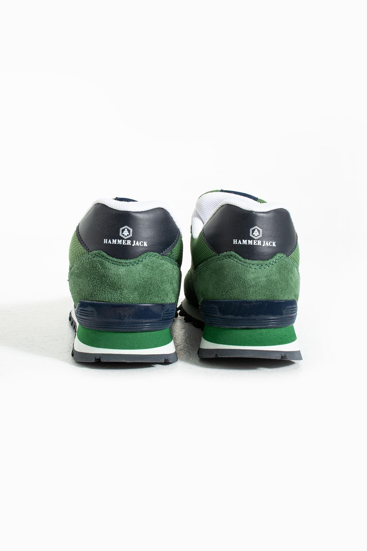 Hammer Jack Peru Hakiki Deri Basilico-Laci Erkek Spor Ayakkabı  | 102 19250-M-12811