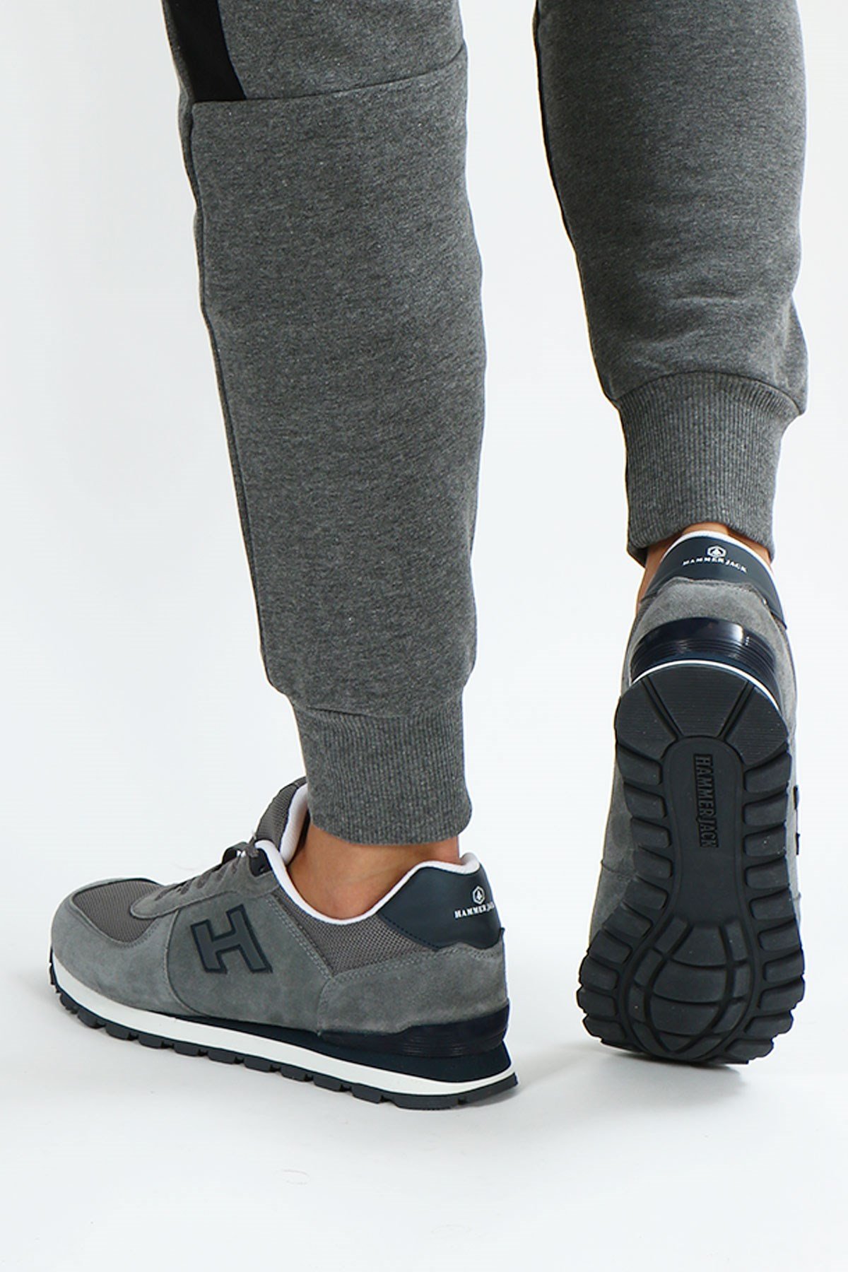 Hammer Jack Peru Hakiki Deri Gri Erkek Ayakkabı 102 19250-M | 102 19250-M-297