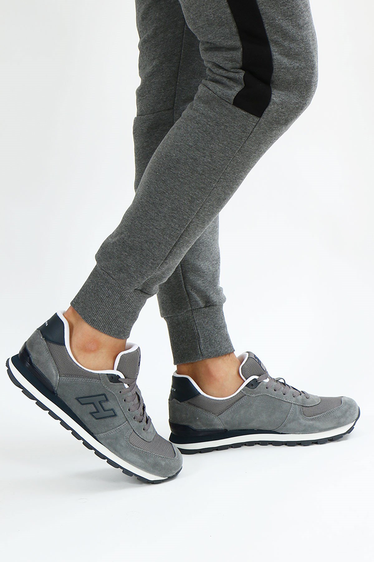 Hammer Jack Peru Hakiki Deri Gri Erkek Ayakkabı 102 19250-M | 102 19250-M-297