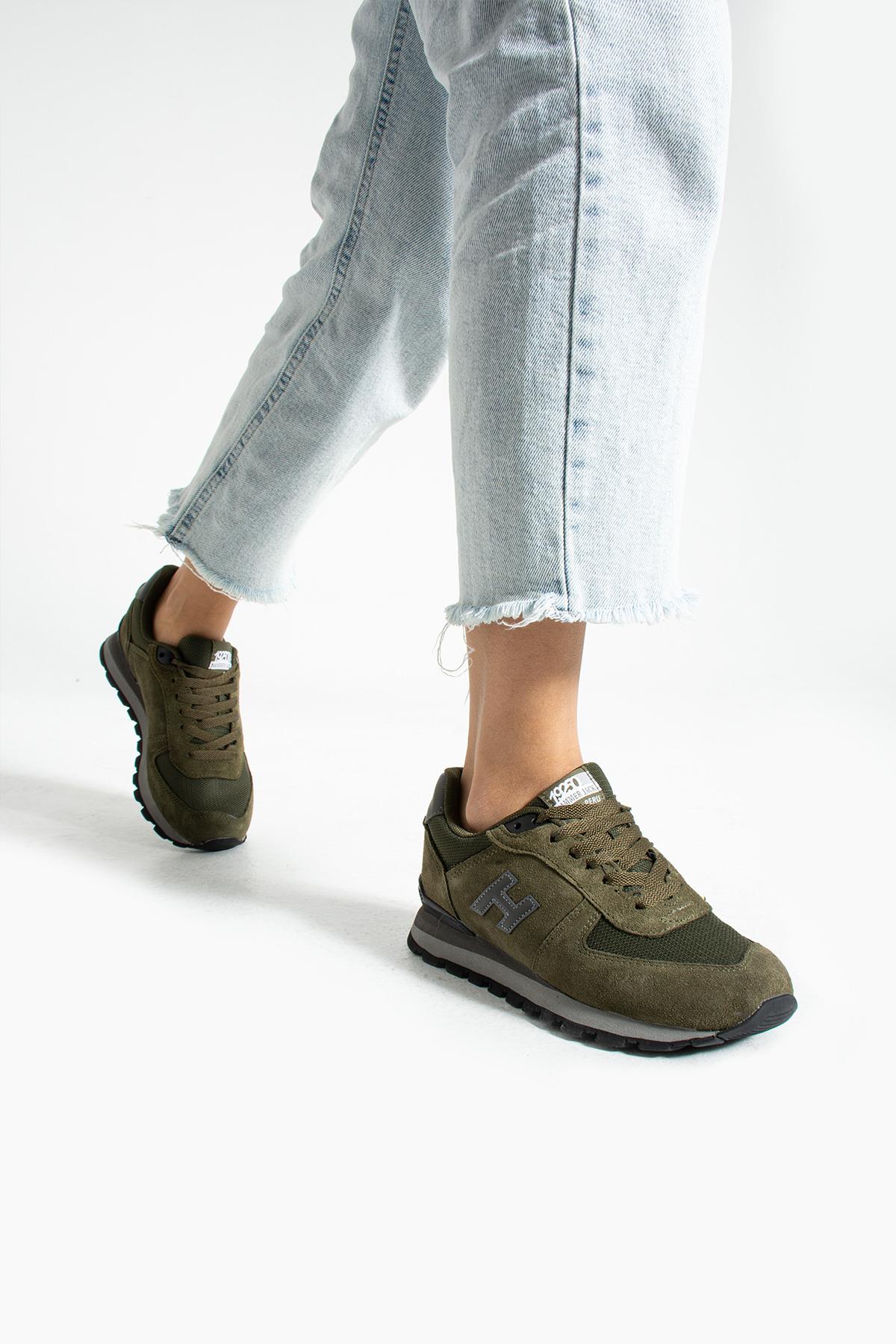 Hammer Jack Peru Hakiki Deri Haki Kadın Spor Ayakkabı | 102 19250-G-153