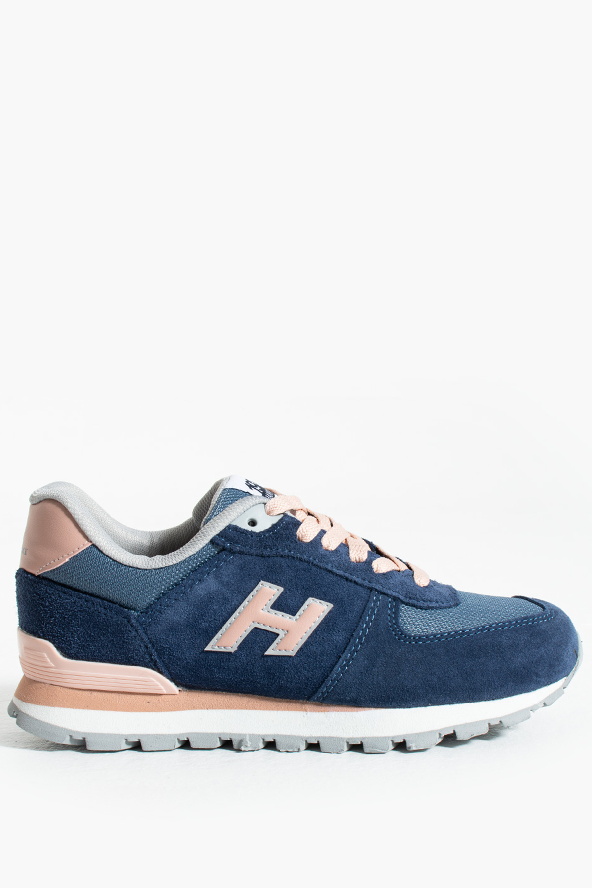 Hammer Jack Peru Hakiki Deri Koyu İndigo-Pudra Kadın Spor Ayakkabı | 102 19250-G-12802