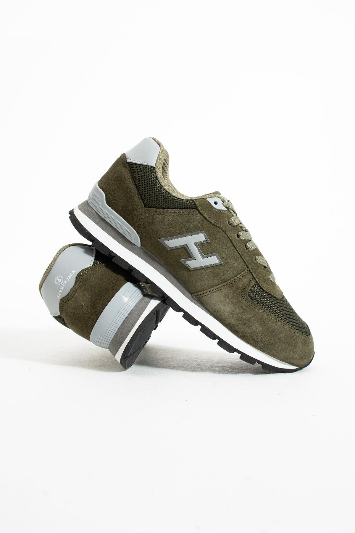 Hammer Jack Peru Hakiki Deri Truffle-Gri Erkek Spor Ayakkabı  | 102 19250-M-12839