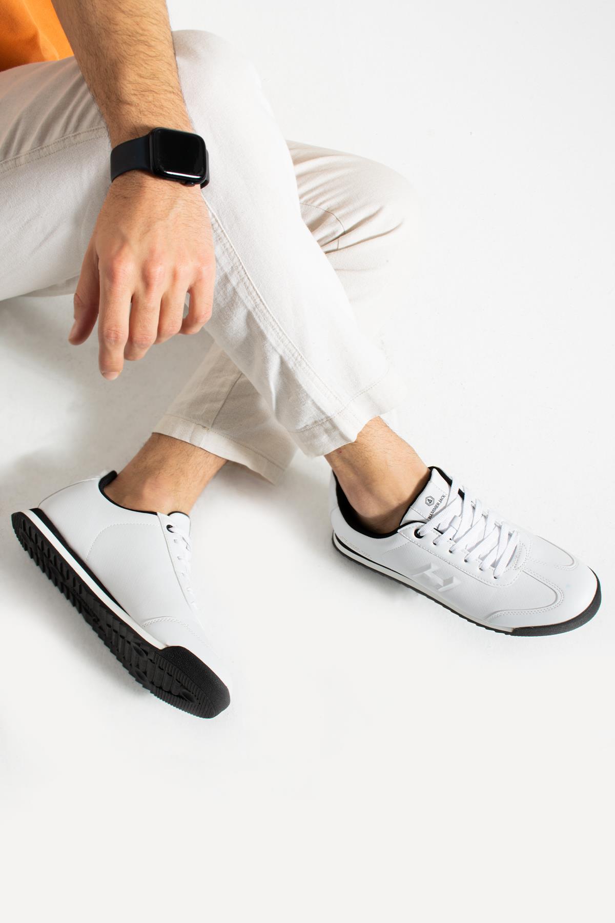 Hammer Jack Pico Beyaz-Siyah Erkek Spor Ayakkabı  | 101 21540-M-5362