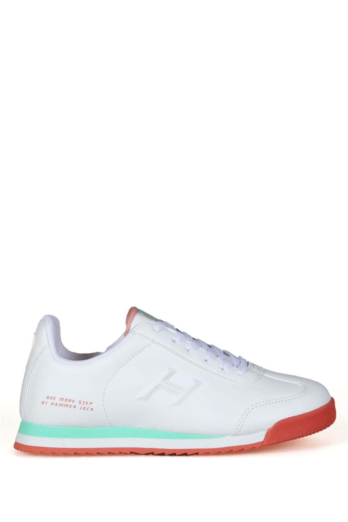 Hammer Jack Pico New Beyaz Somon Kadın Spor Ayakkabı  | 101 21543-G-12790