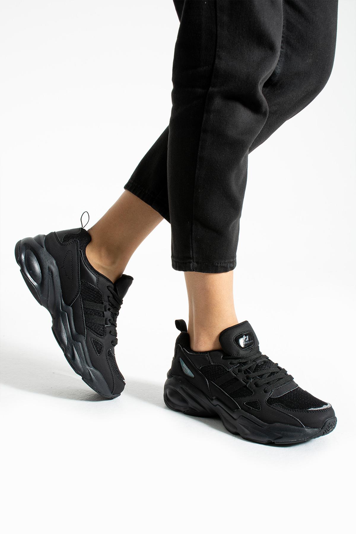 Hammer Jack Rio Siyah Kadın Spor Ayakkabı  | 101 20041-G-1