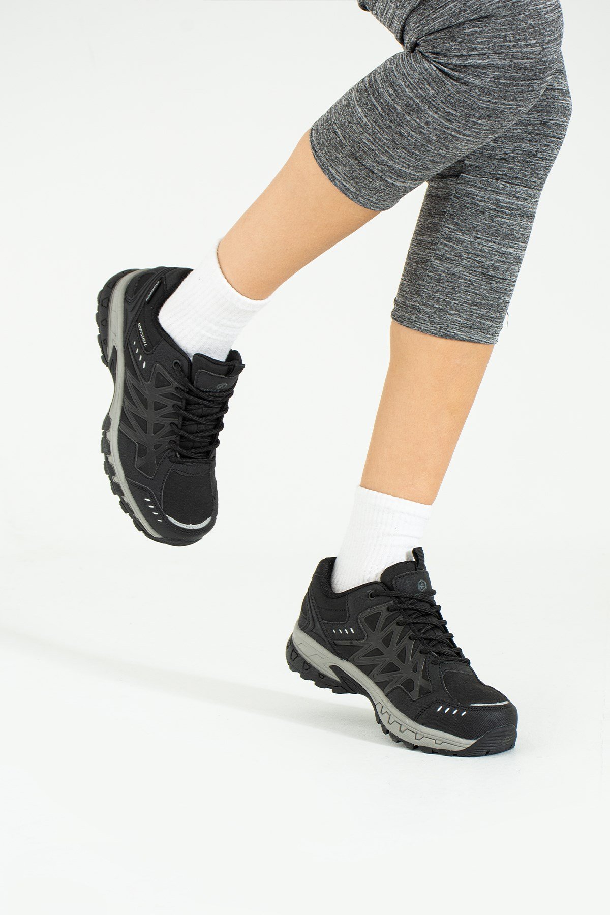 Hammer Jack Sıyah-K.Grı Kadın Ayakkabı 101 20108-G | 101 20108-G-12333