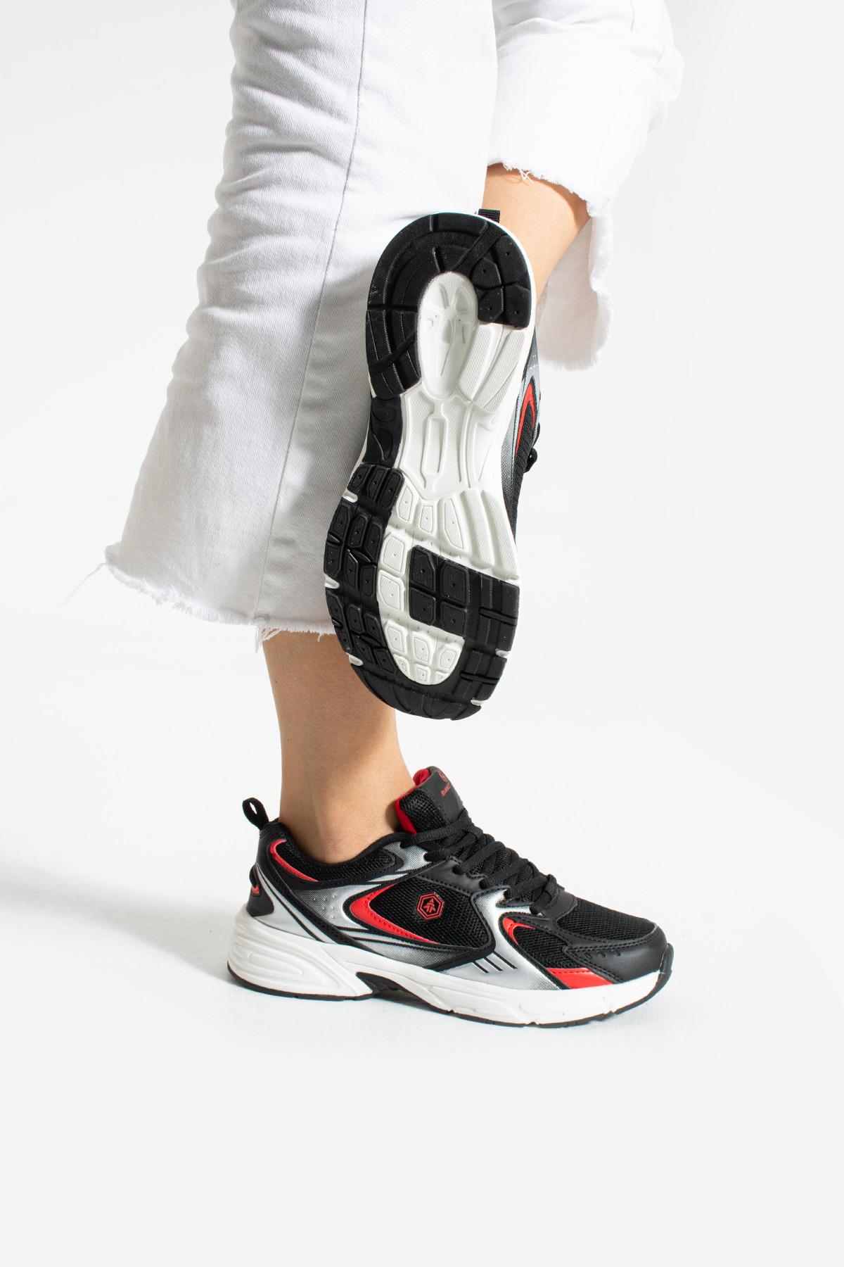 Hammer Jack Songa Siyah Kırmızı Outdoor Kadın Spor Ayakkabı | 101 23144-Z-33