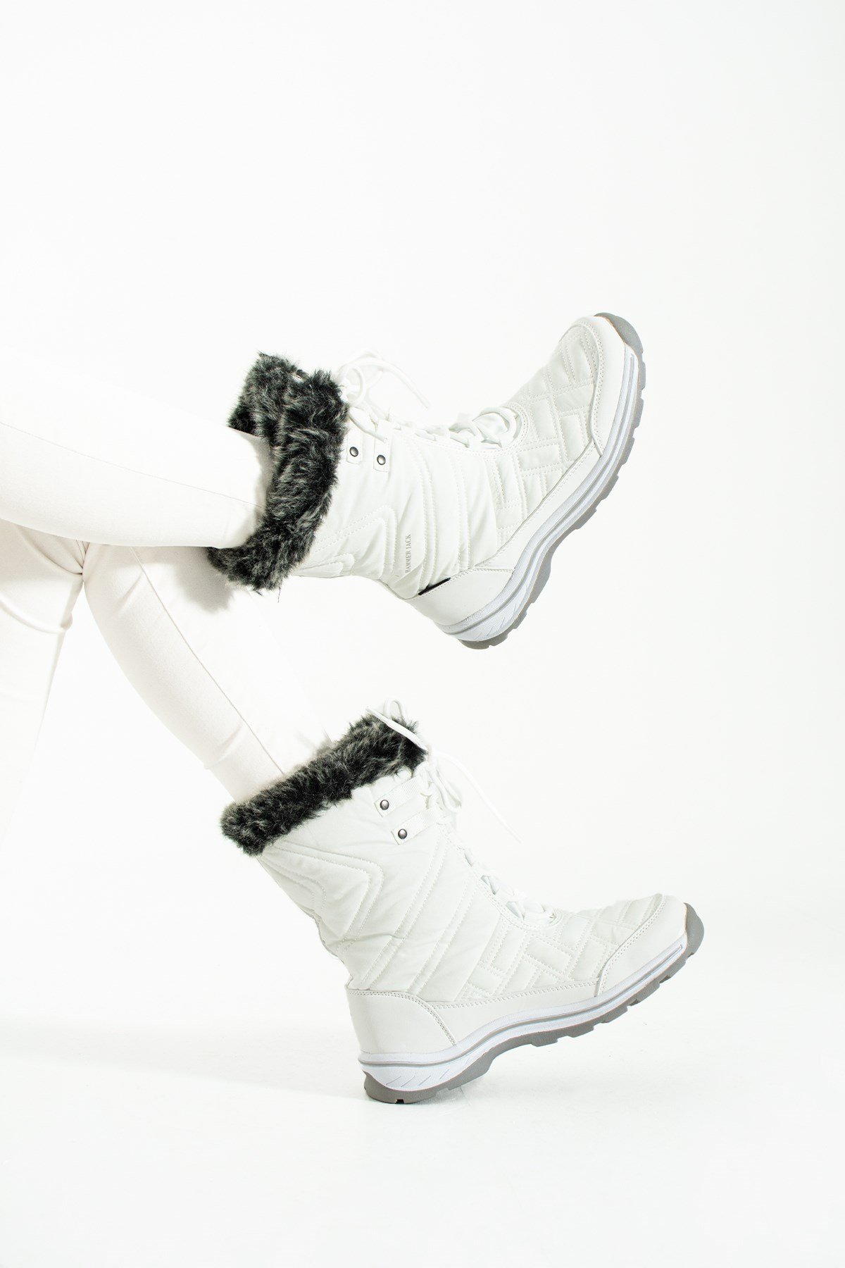 Hammer Jack Su Geçirmez Beyaz  Kadın Bot 101 20109-G | 101 20109-G-655