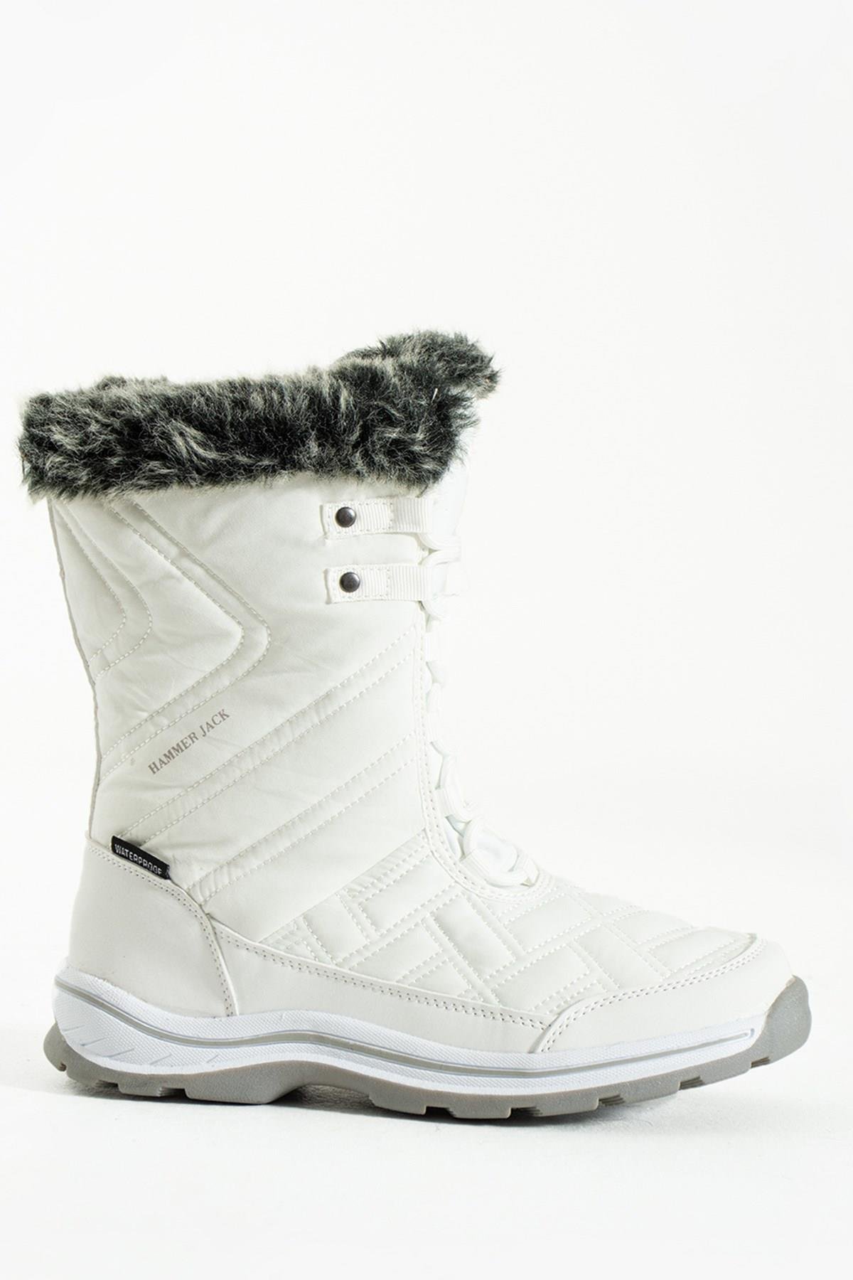 Hammer Jack Usoa Outdoor Su Geçirmez Beyaz Kadın Bot | 101 20109-G-655