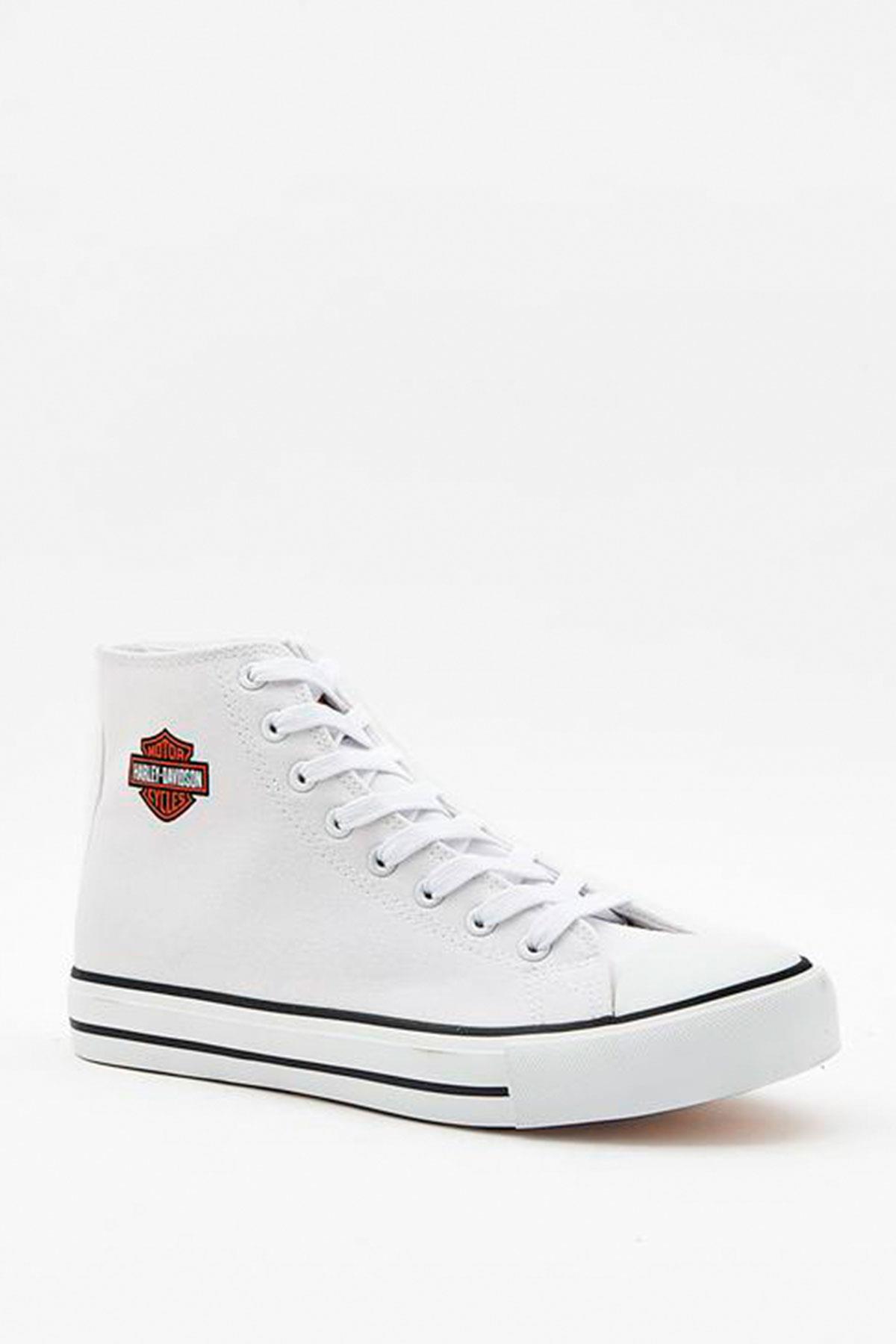 Harley Davıdson Beyaz Erkek Ayakkabı 023M100382 | 023M100382-15179