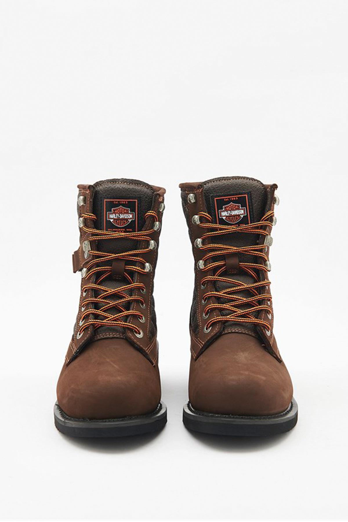 Harley Davidson New Worker Erkek Koyu Kahverengi Nubuk Bot | 025M100031-14767