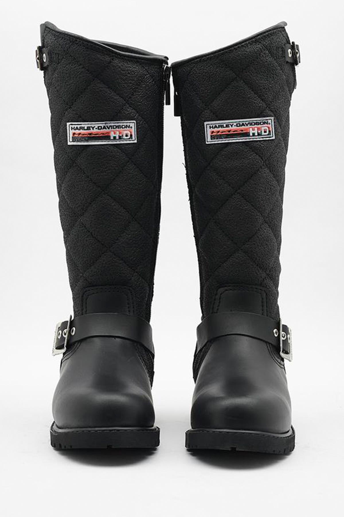 Harley Davıdson Siyah Deri Çocuk Çizme 025F100480 | 025F100480-14733