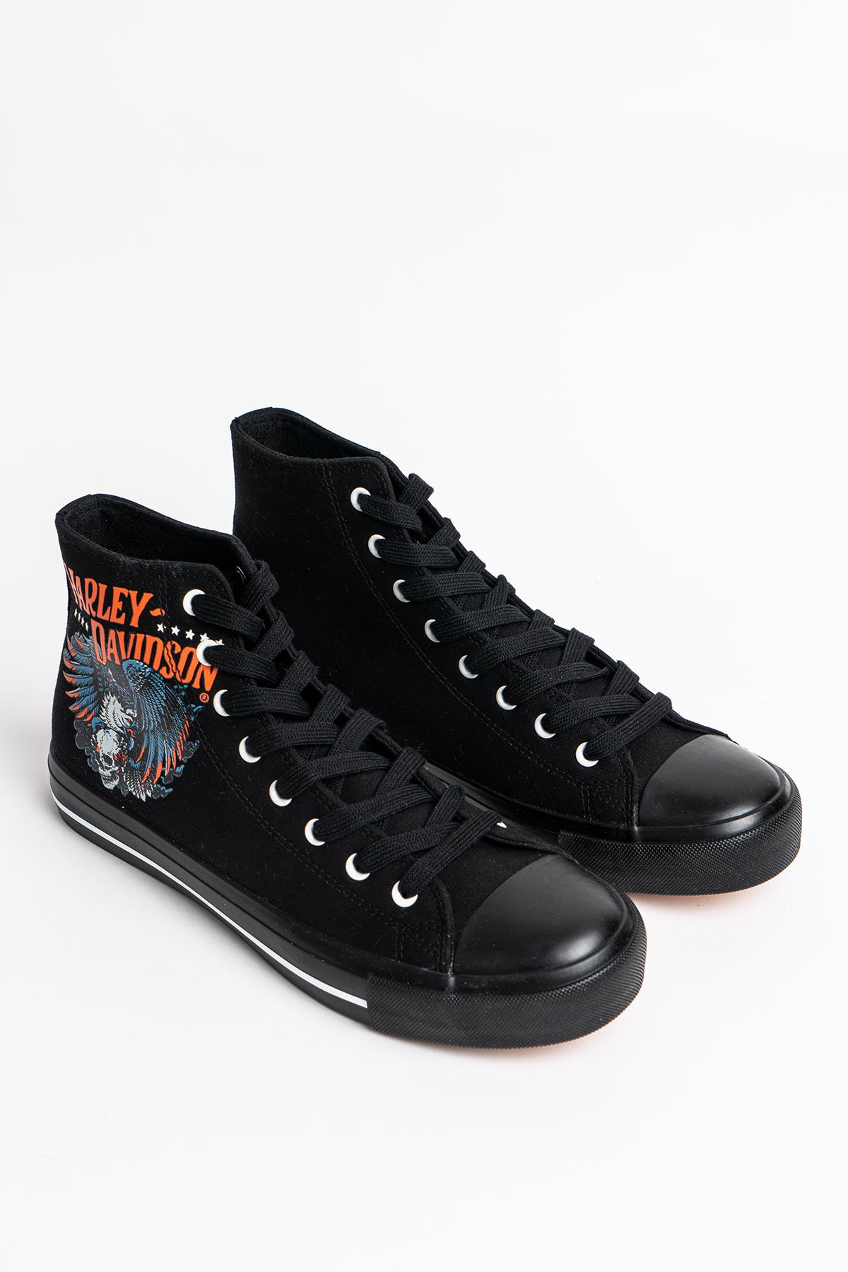 Harley Davıdson Siyah Erkek Ayakkabı 023M100359 | 023M100359-14721