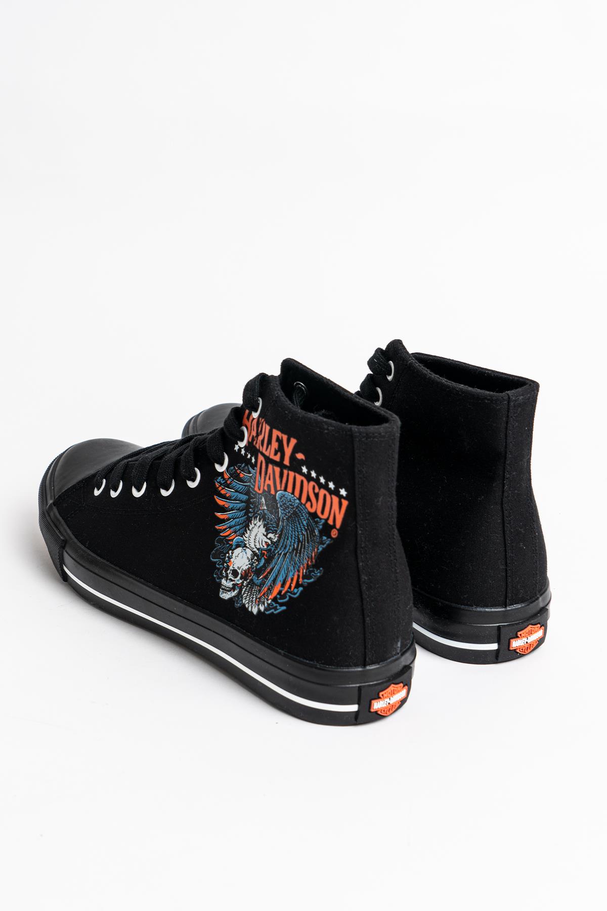 Harley Davıdson Siyah Erkek Ayakkabı 023M100359 | 023M100359-14721
