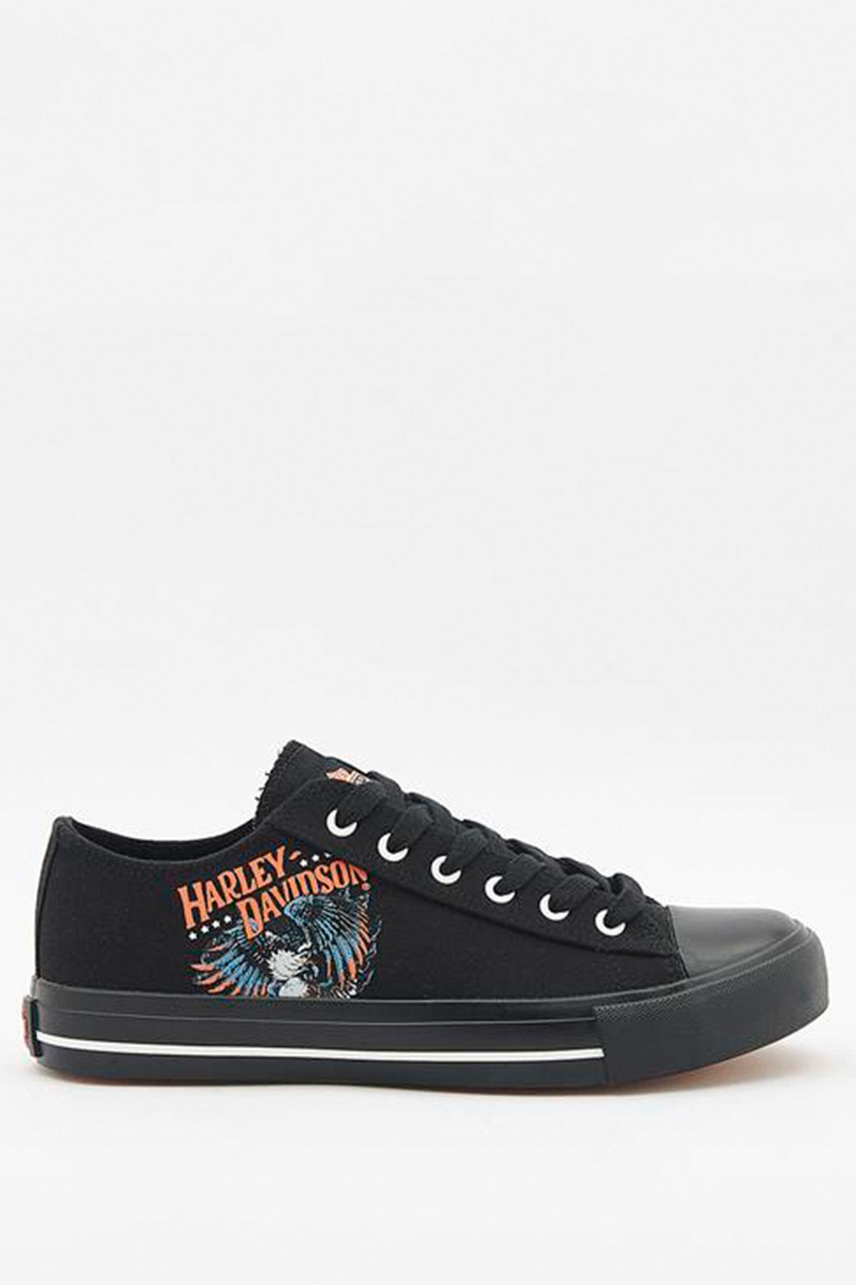 Harley Davıdson Siyah Erkek Ayakkabı 023M100368 | 023M100368-14721
