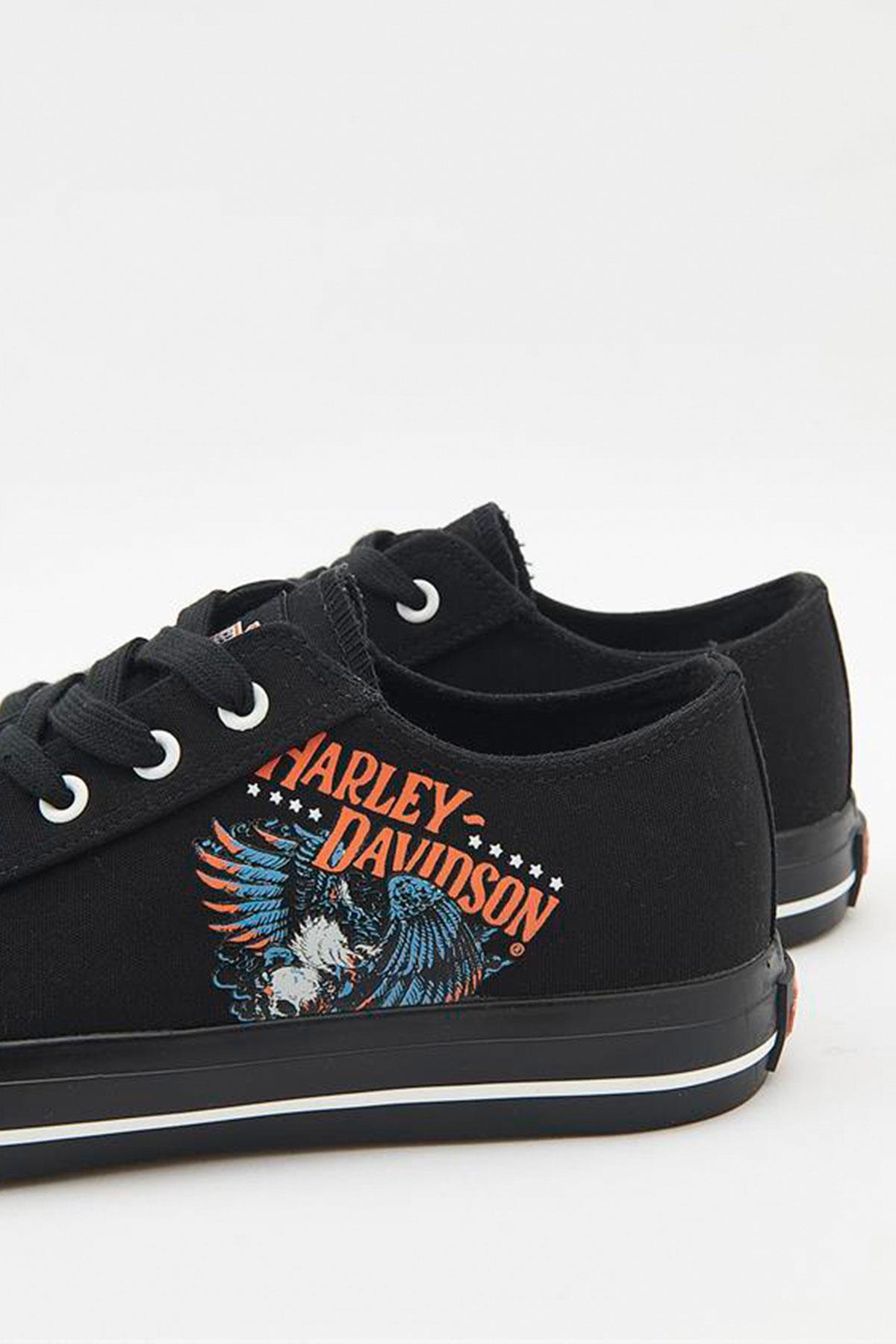 Harley Davıdson Siyah Erkek Ayakkabı 023M100368 | 023M100368-14721