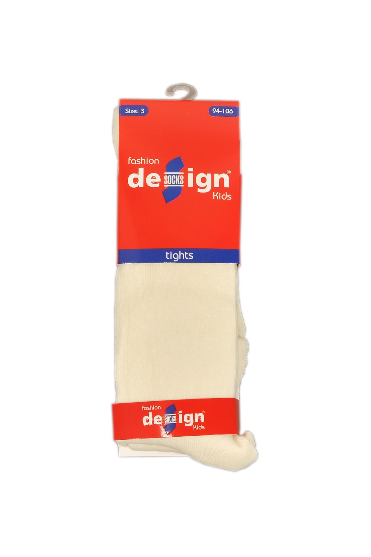 Külotlu Çocuk Çorabı Düz Krem Renk %80 Pamuklu |  Design Socks