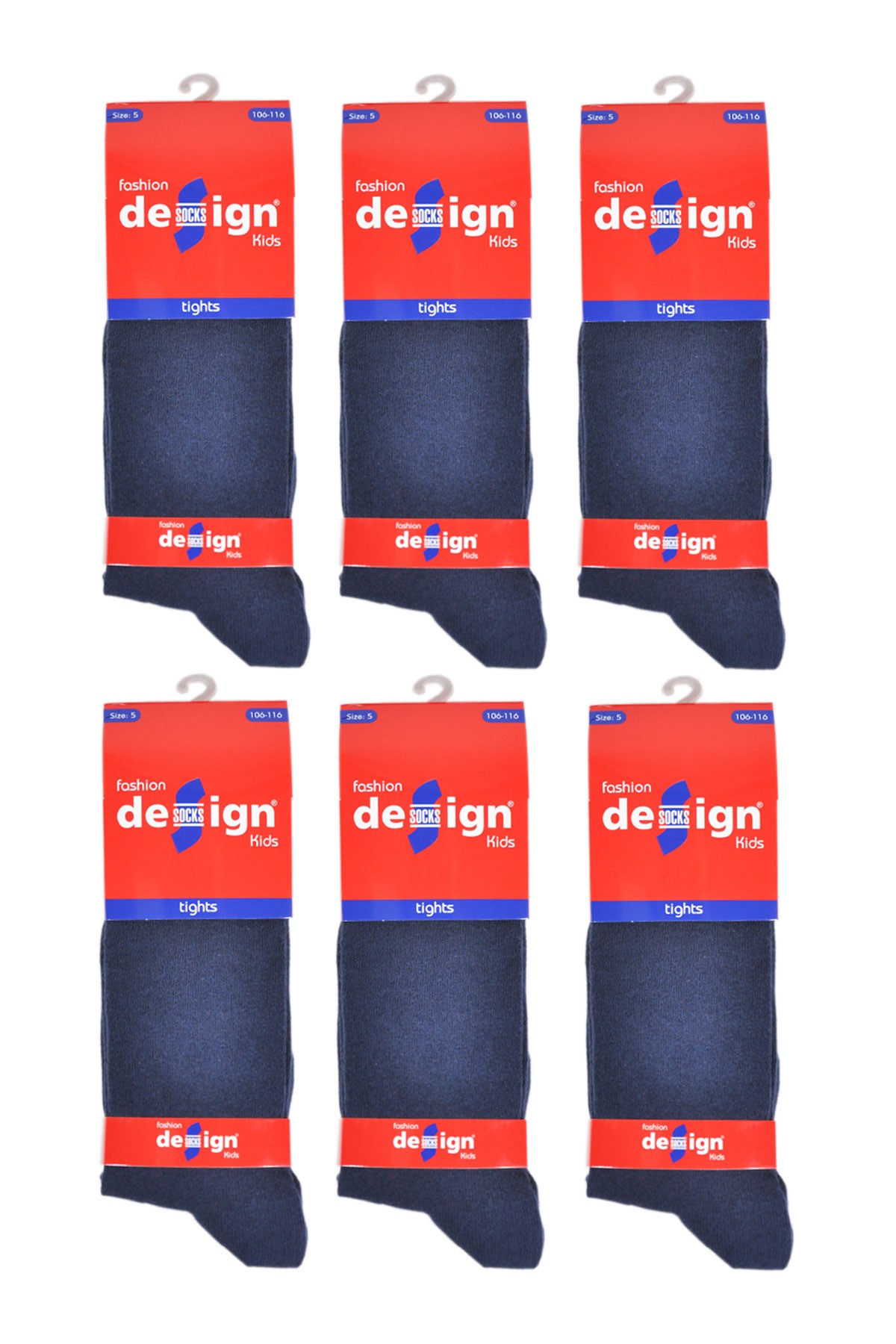 Külotlu Çocuk Çorabı Düz Lacivert Renk %80 Pamuklu |  Design Socks