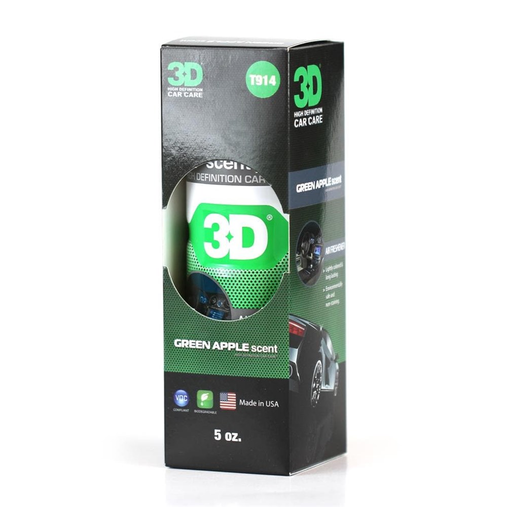 3D Green Apple Scent Oto Klima Koku Giderici 150ml x 1 Ad 
