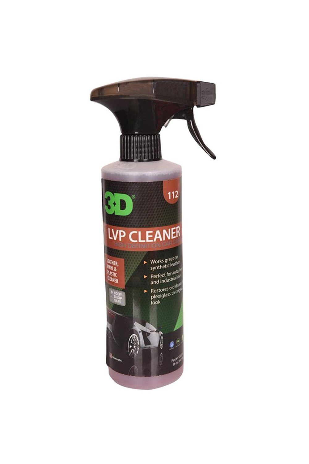 3D LVP Leather Cleaner Deri Vinil ve Plastik Temizleyici 473 ml 