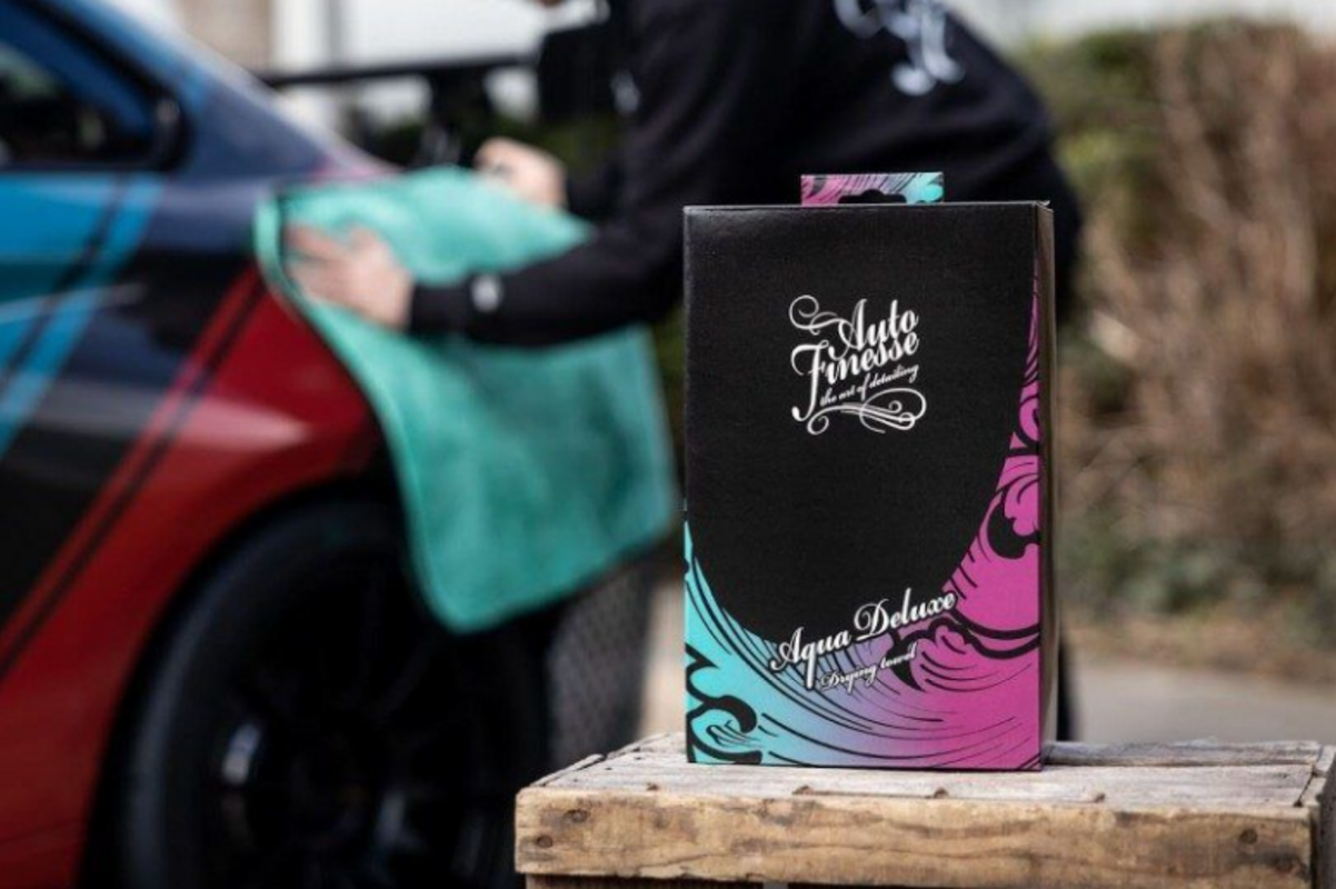 Auto Finesse - 1200GSM Kurulama Havlusu - Aqua Deluxe