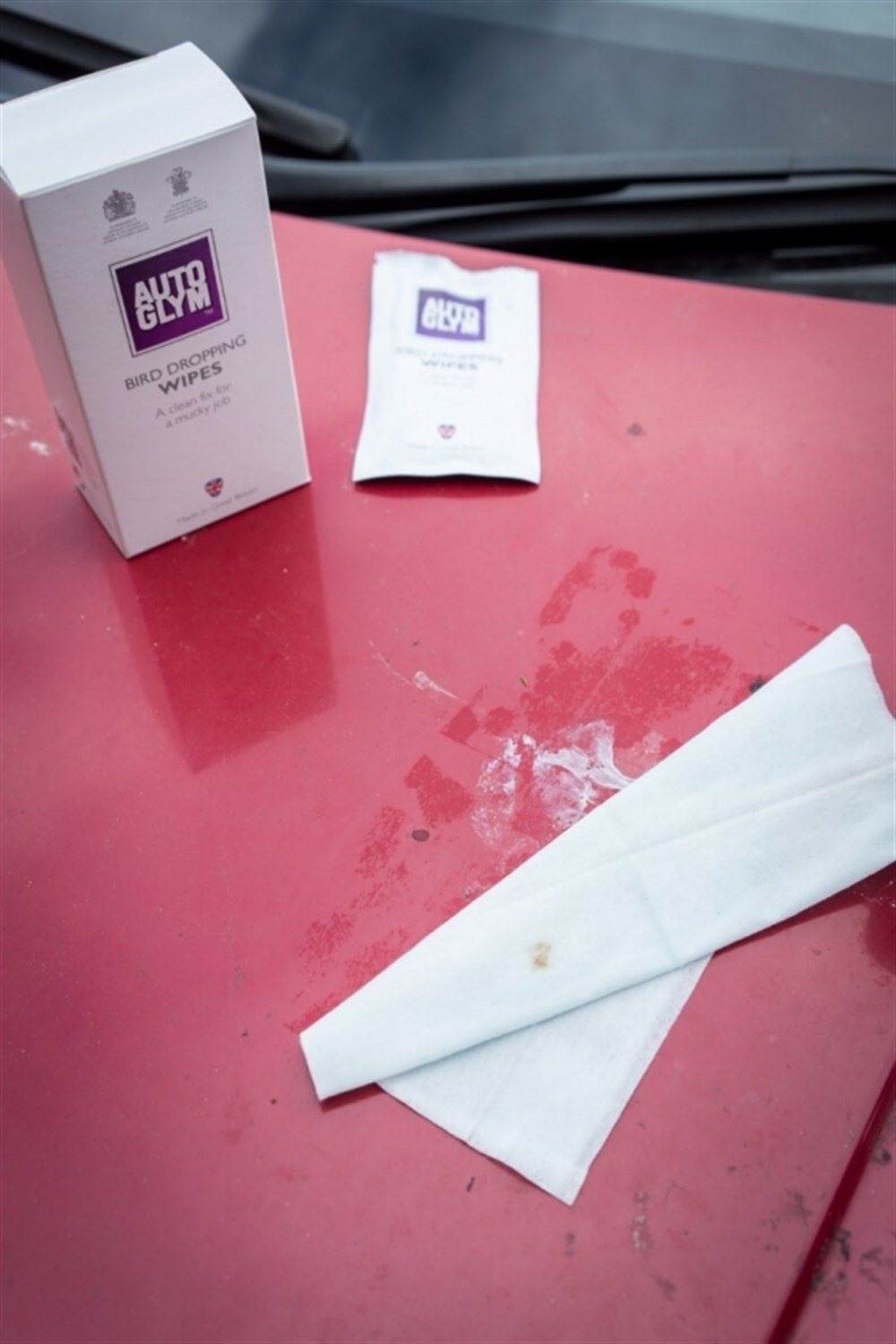 Auto Glym Bird Dropping Wipes (Kuş Pisliği Temizleme Mendili)