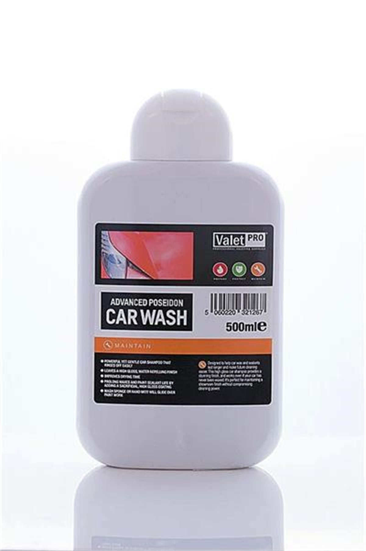 Valet Pro Cilalı Parlatıcı Şampuan - Advanced Poseidon Car Wash 500ml