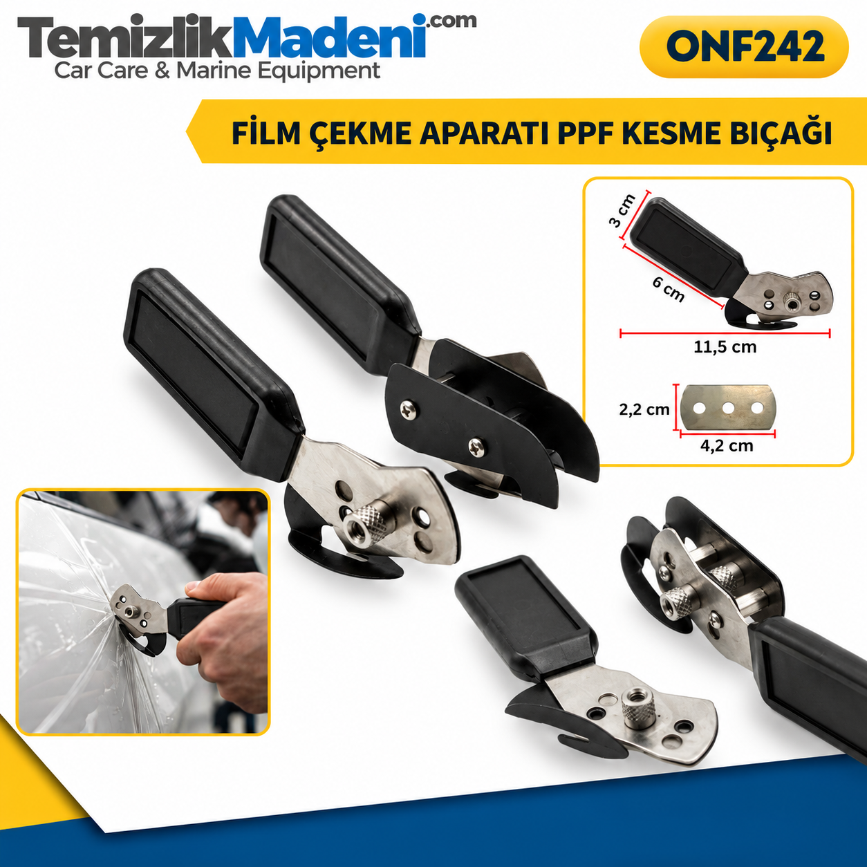 FİLM ÇEKME APARATI PPF KESME BIÇAĞI POİNT