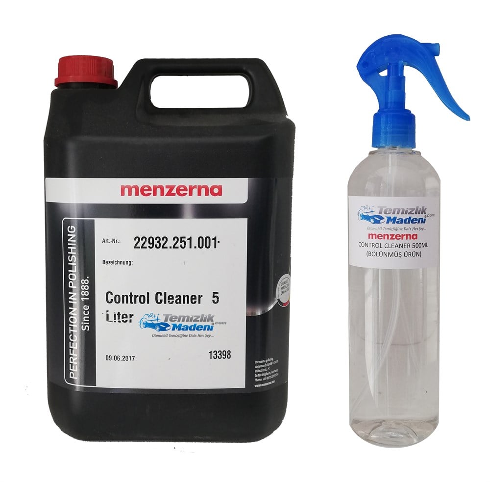 Menzerna Control Cleaner Yüzey Temizleyici 500ML BÖLÜNMÜŞ ÜRÜN