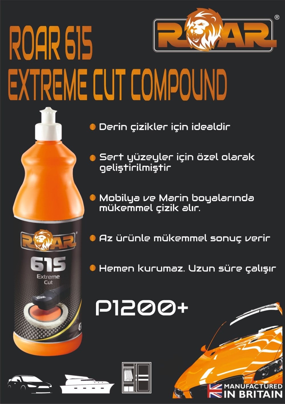 ROAR 615 EXTREME CUT COMPOUND