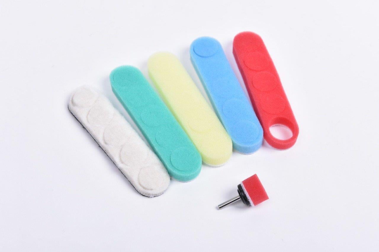 Shine Mate Mini Polisher Kit Süngerleri 27mm
