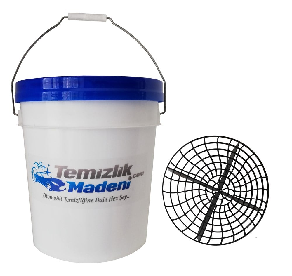 Temizlik Madeni Araç Yıkama Kova 19 LT + Grit Guard