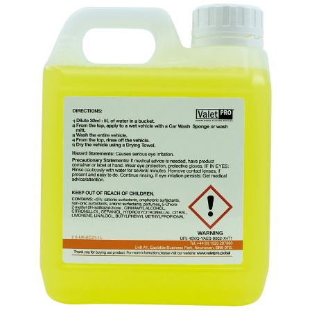 Valet Pro Advanced Poseidon - Cilalı Parlatıcı Şampuan 1 LT