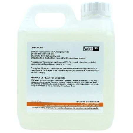 Valet Pro Ph Neutral Snow Foam - Yıkama Köpüğü 1 LT