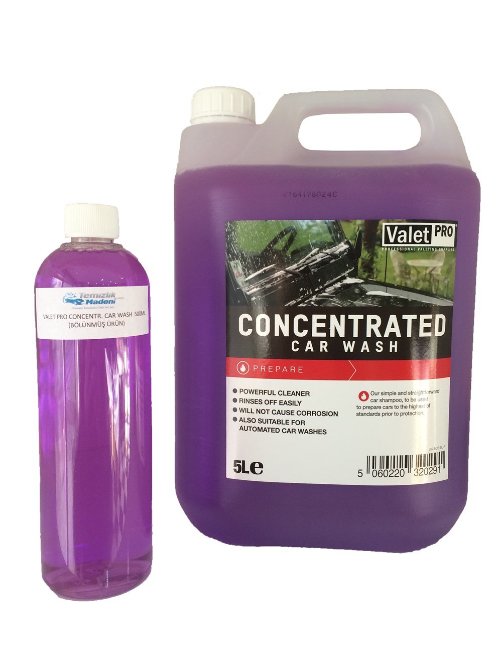 Valet Pro Seramik Korumalar Için PH Dengeli Konsantre Şampuan - Concentrated Car Wash 500ML (BÖLÜNMÜŞ ÜRÜN)