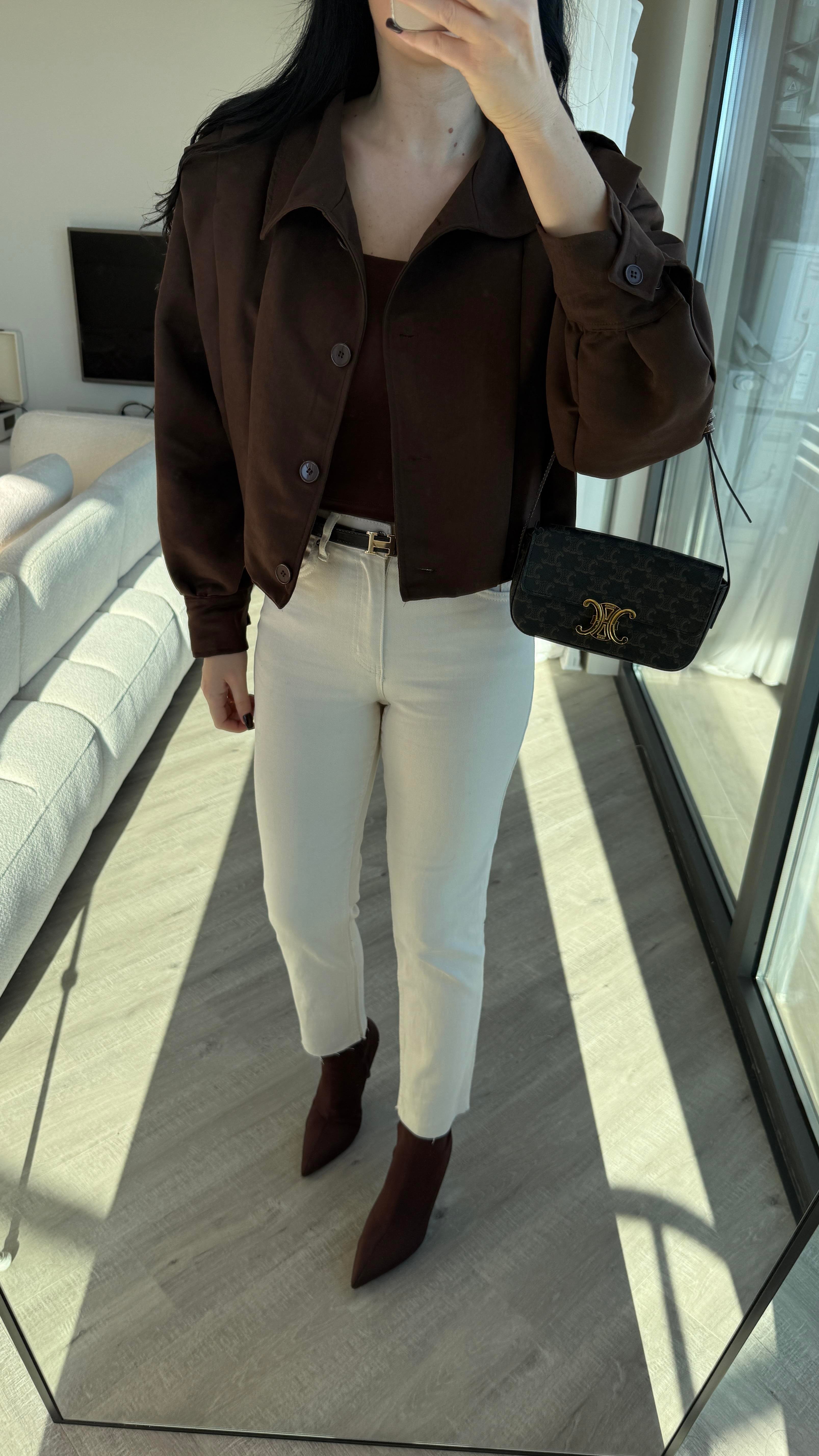 Acı Kahve Zr Model Bomber Ceket