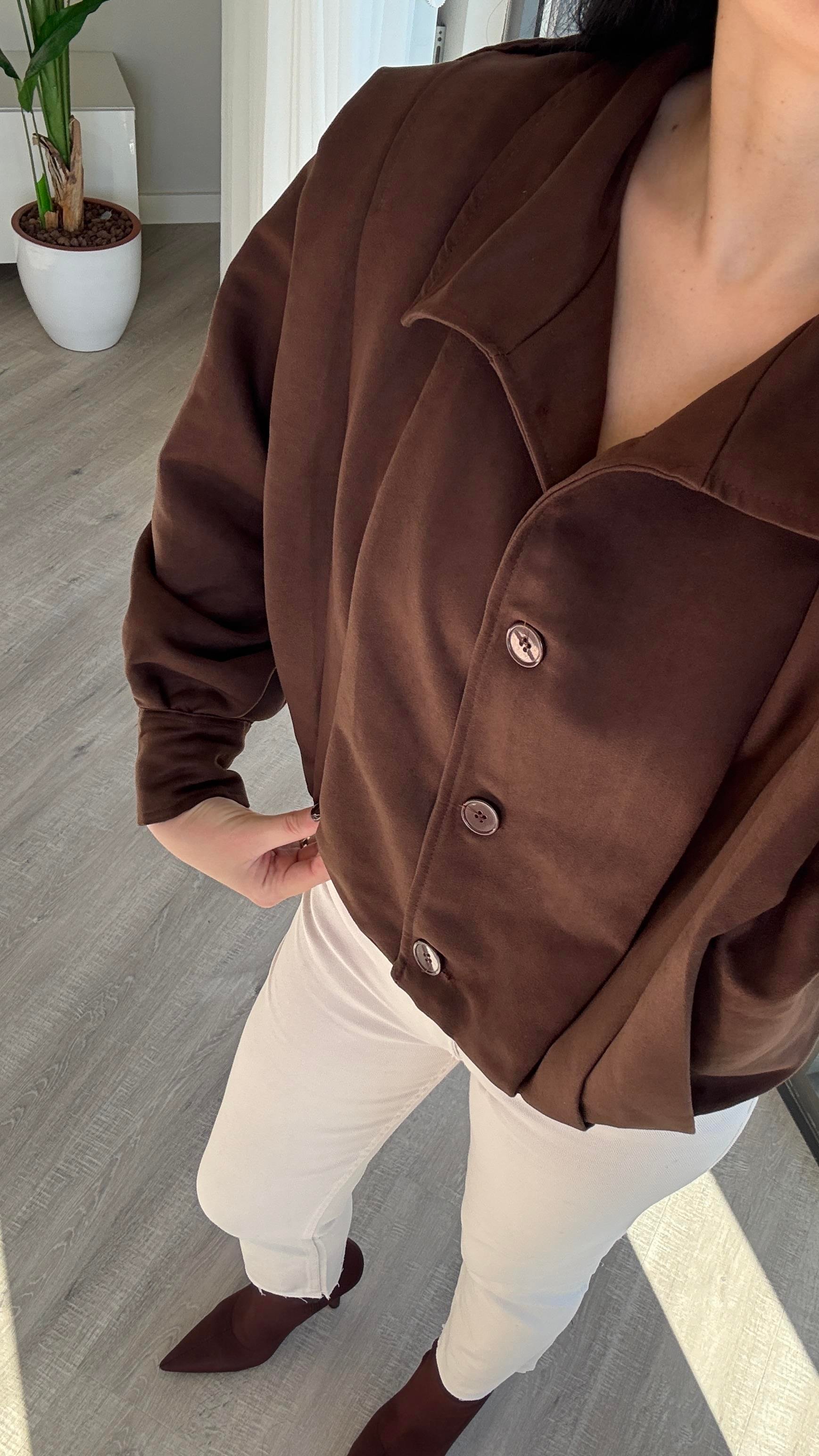 Acı Kahve Zr Model Bomber Ceket