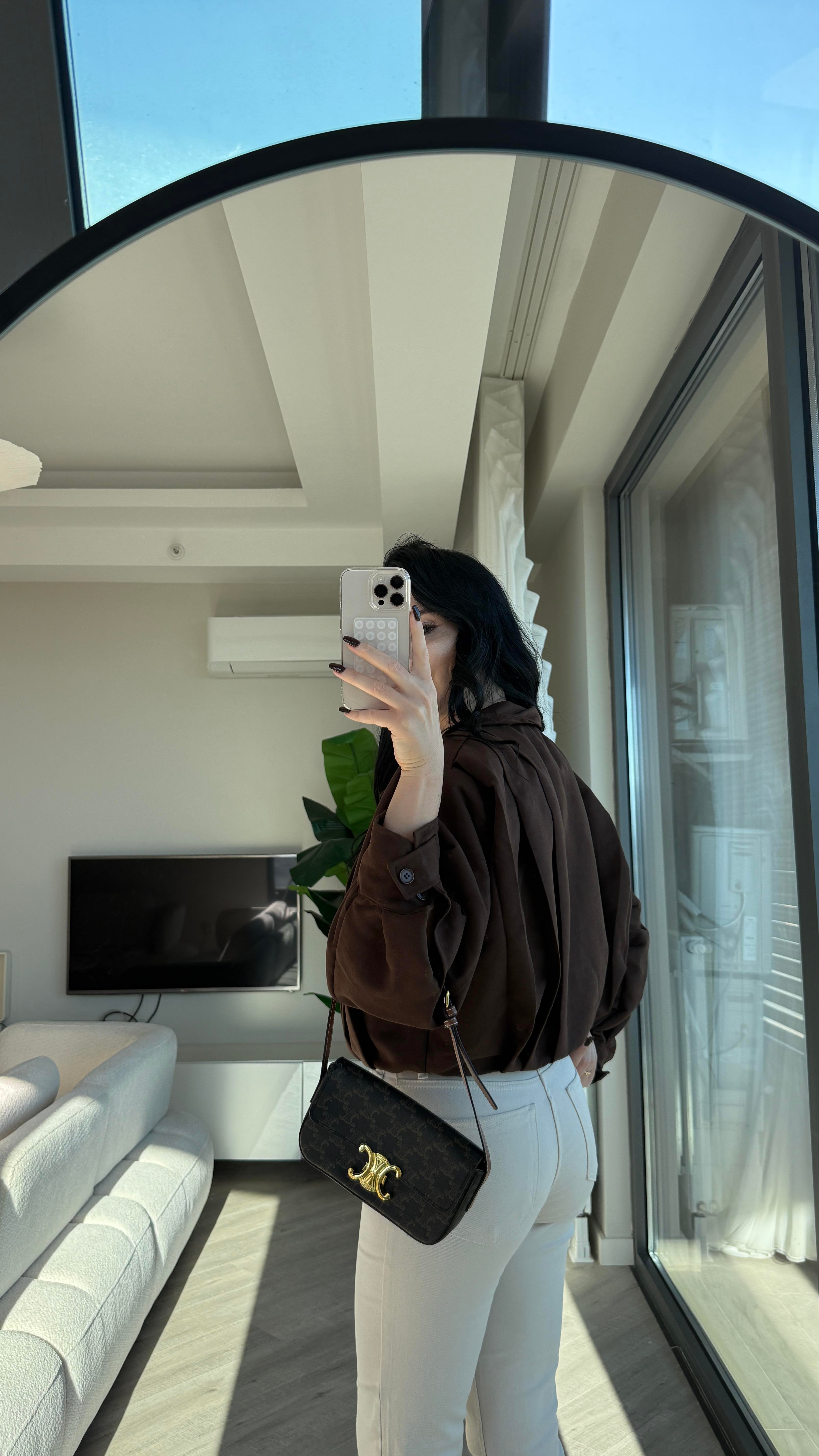 Acı Kahve Zr Model Bomber Ceket