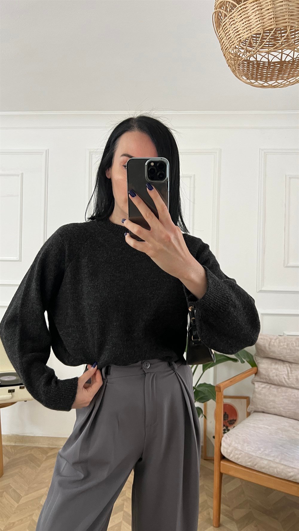 Antrasit Basic Triko