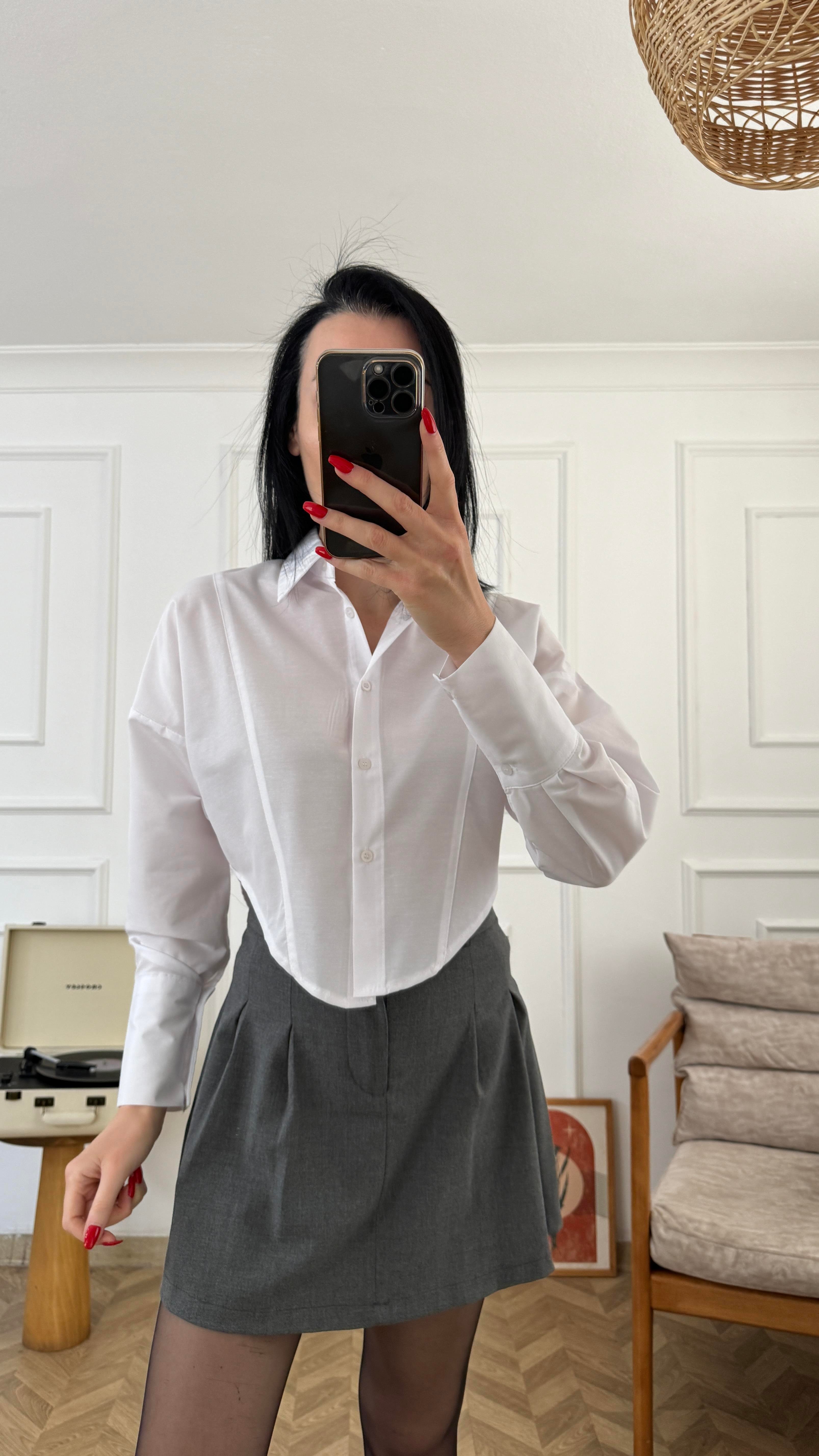 Beyaz Slim Fit Gömlek