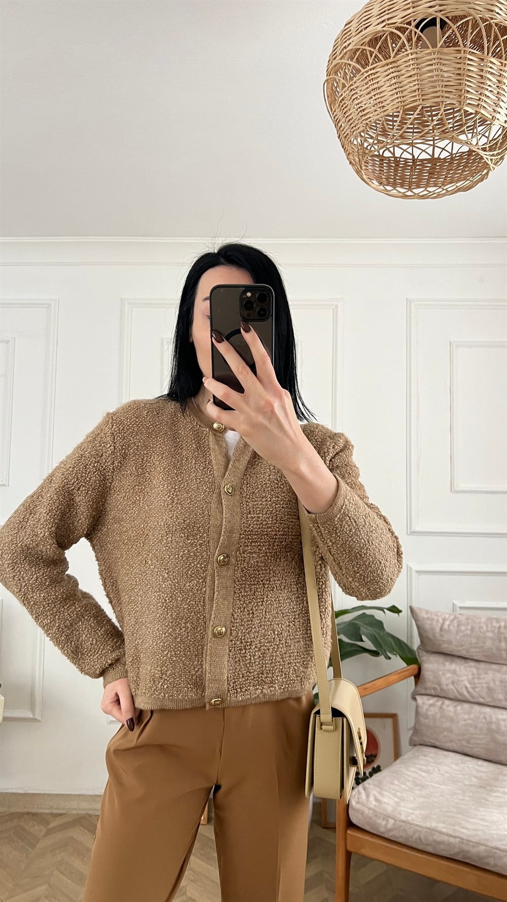 Camel Teddy Hırka