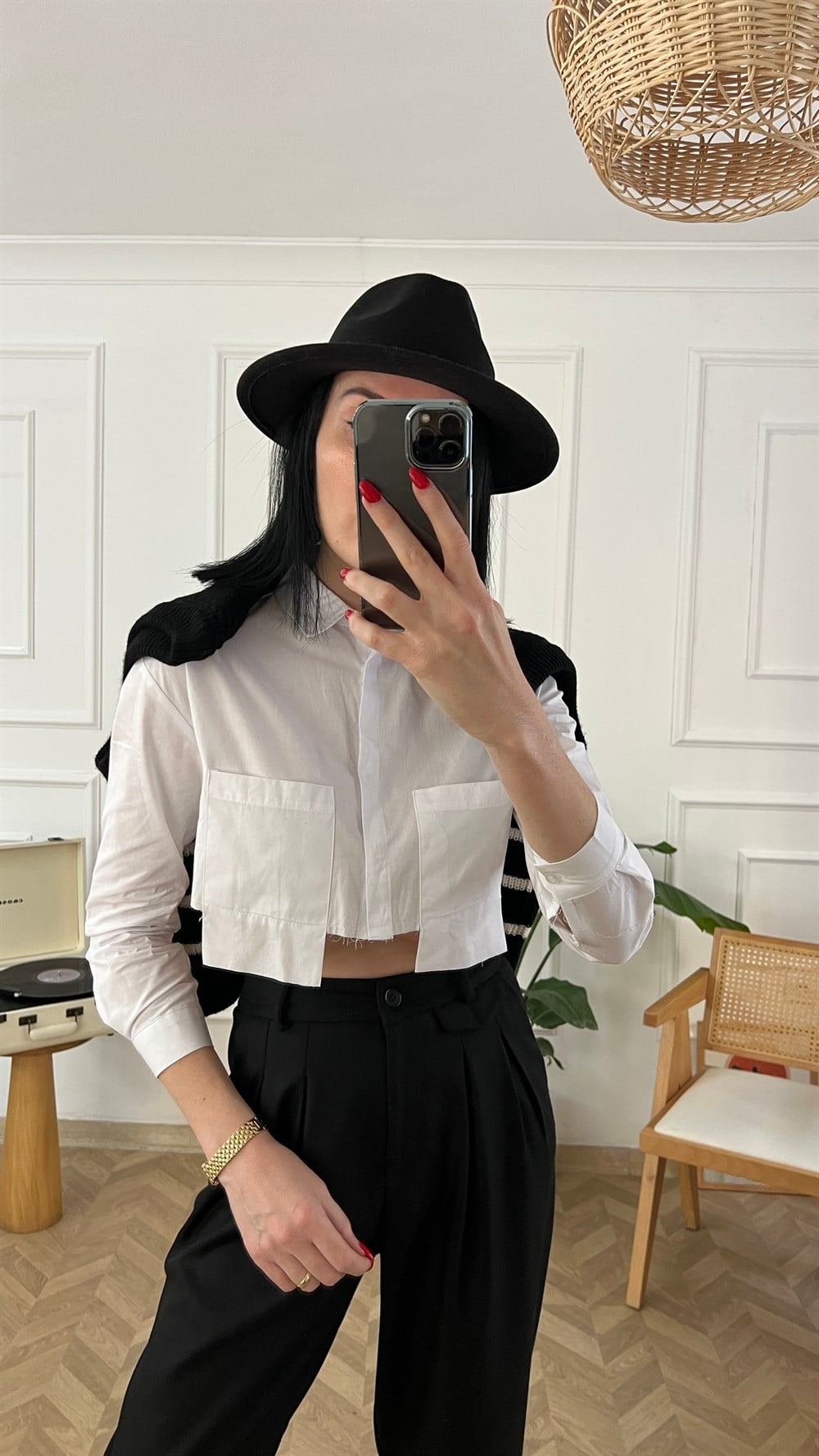 Crop Gömlek