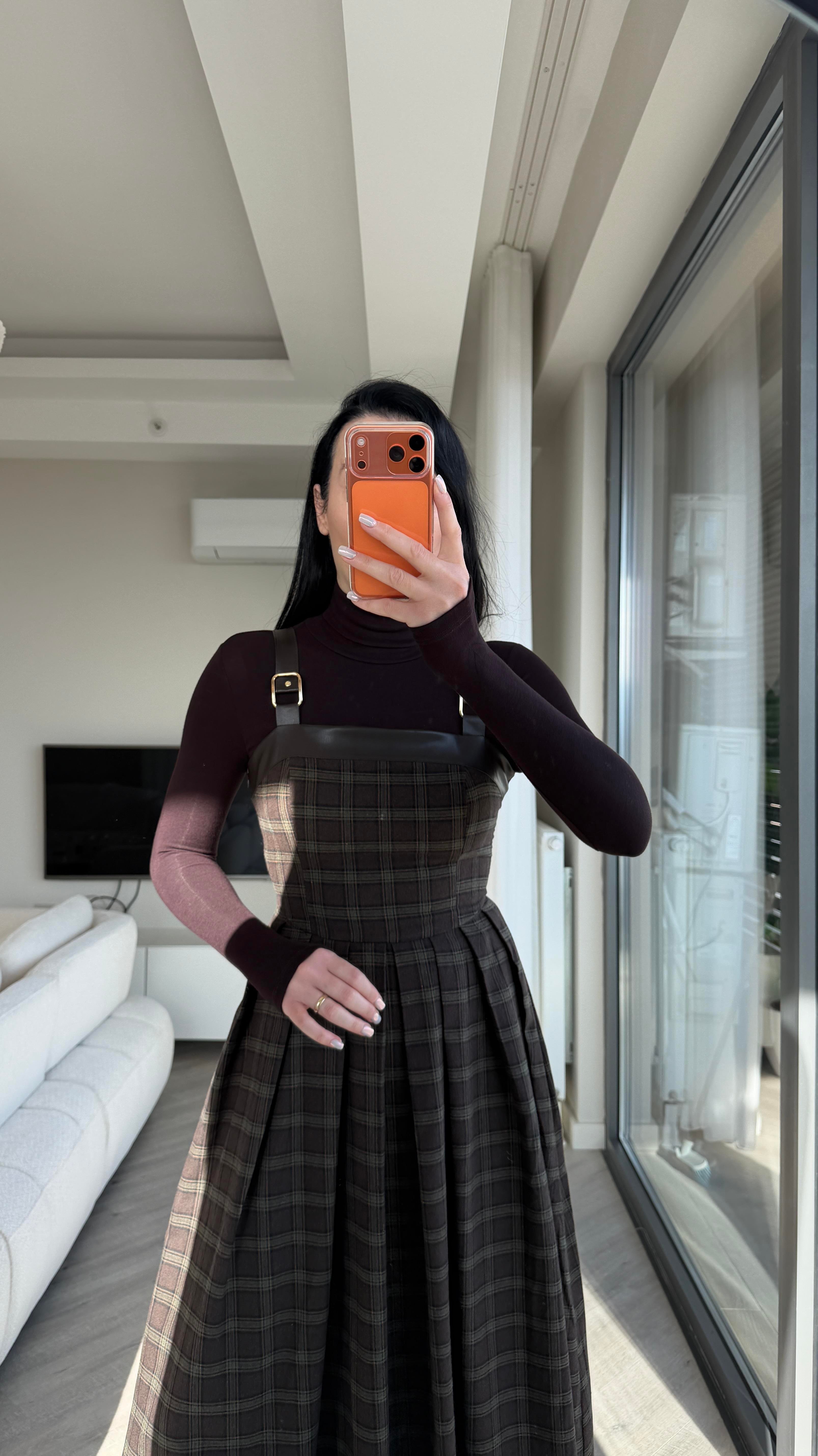 Ekose Desen Salopet