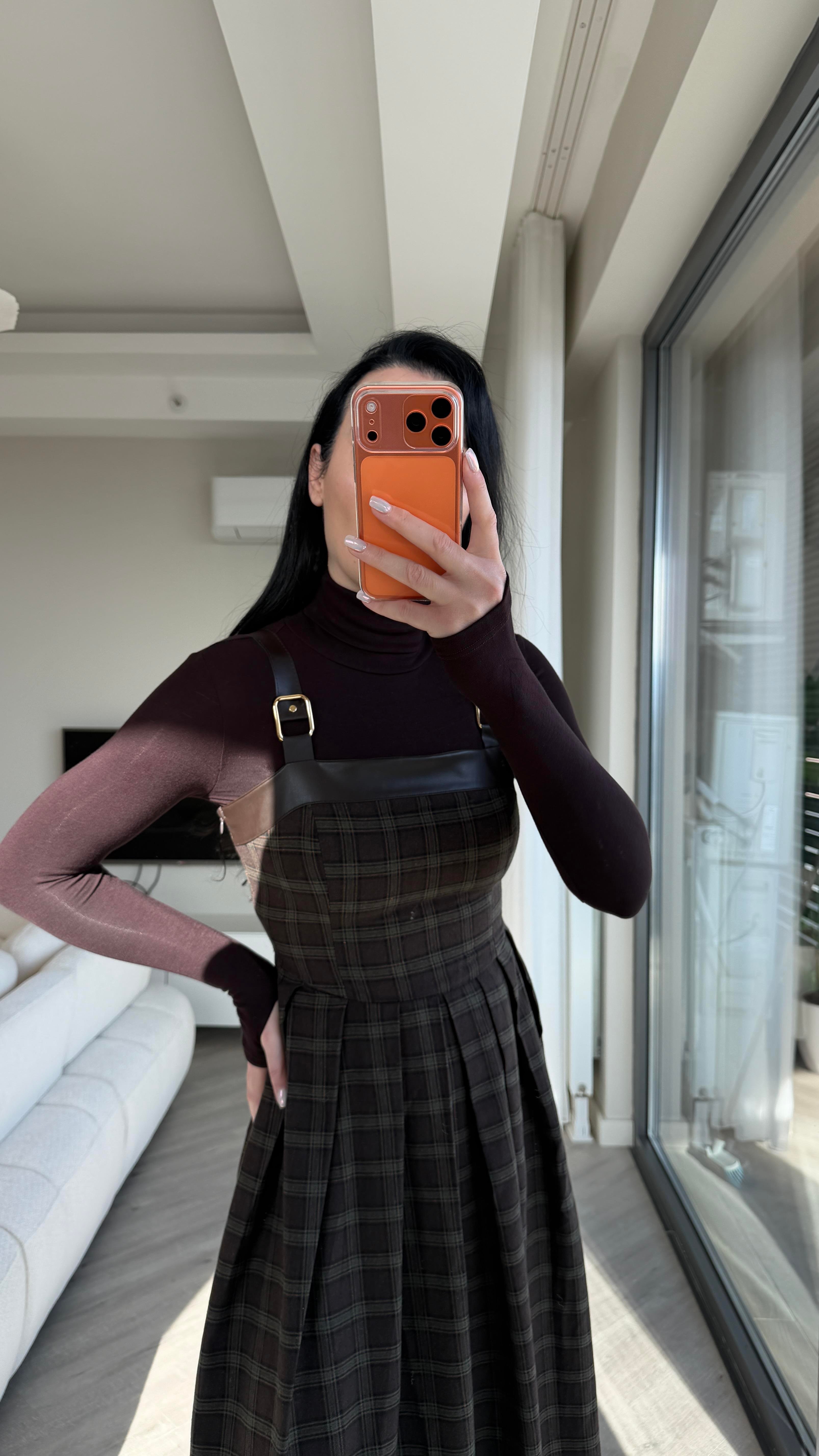 Ekose Desen Salopet