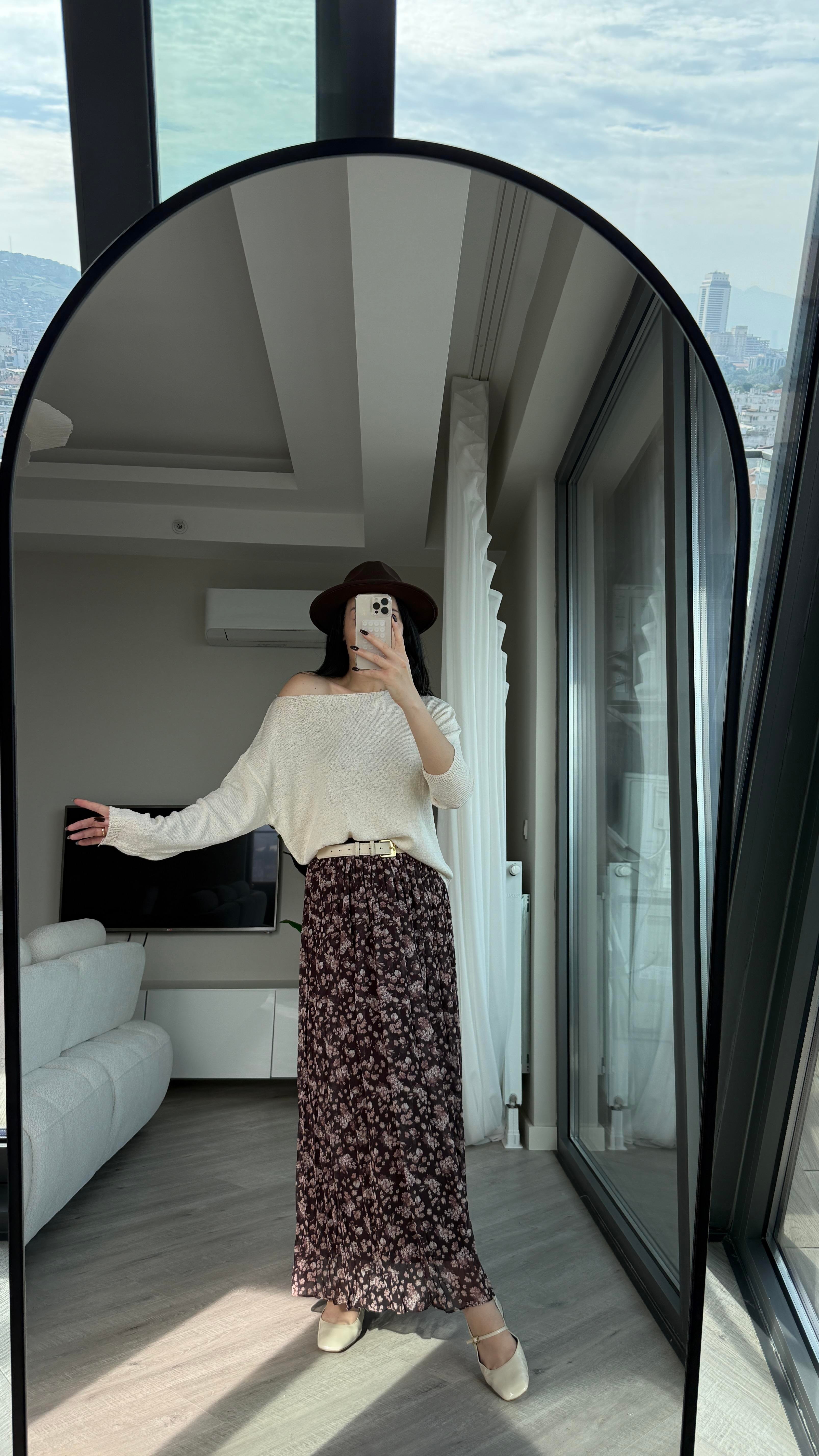 Ekru Merserize Triko